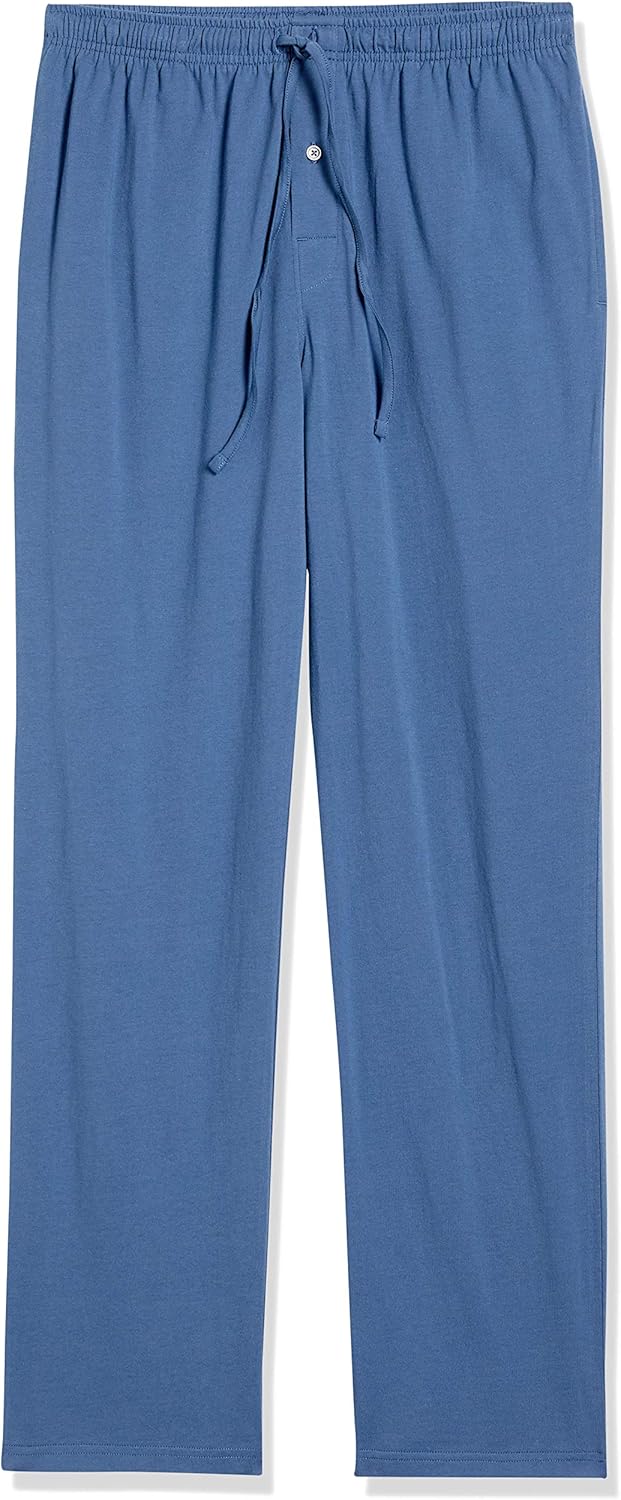 Amazon Essentials Men's Relaxed-Fit Lightweight Cotton Knit Lounge Pajama Pants - Image 2