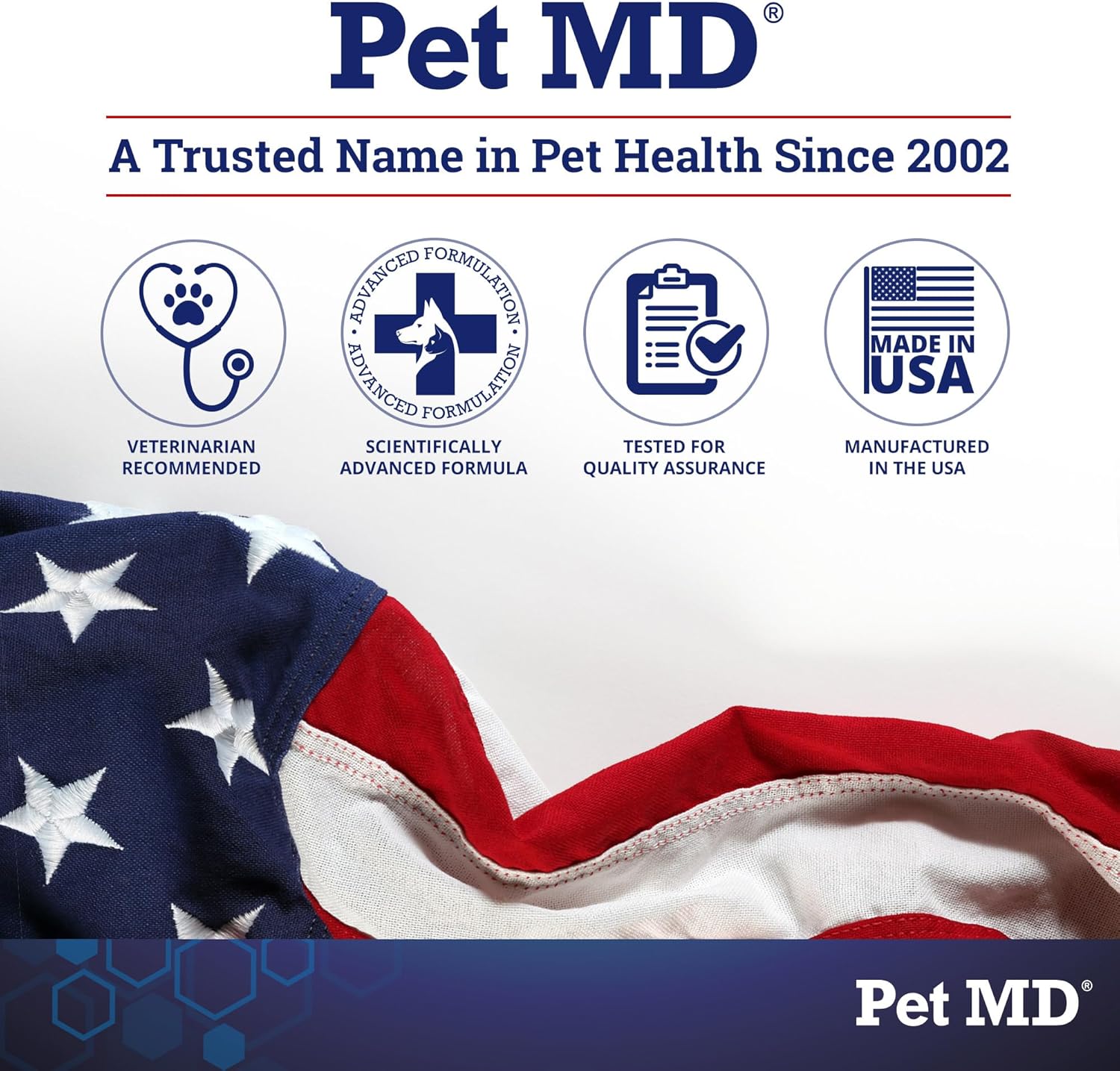 Pet MD Dog Ear Cleaning Wipes – Otic Cleanser for Dogs, Soothing Ear Care with Aloe Vera & Eucalyptus, Finger Wipes, 50 Count - Image 8