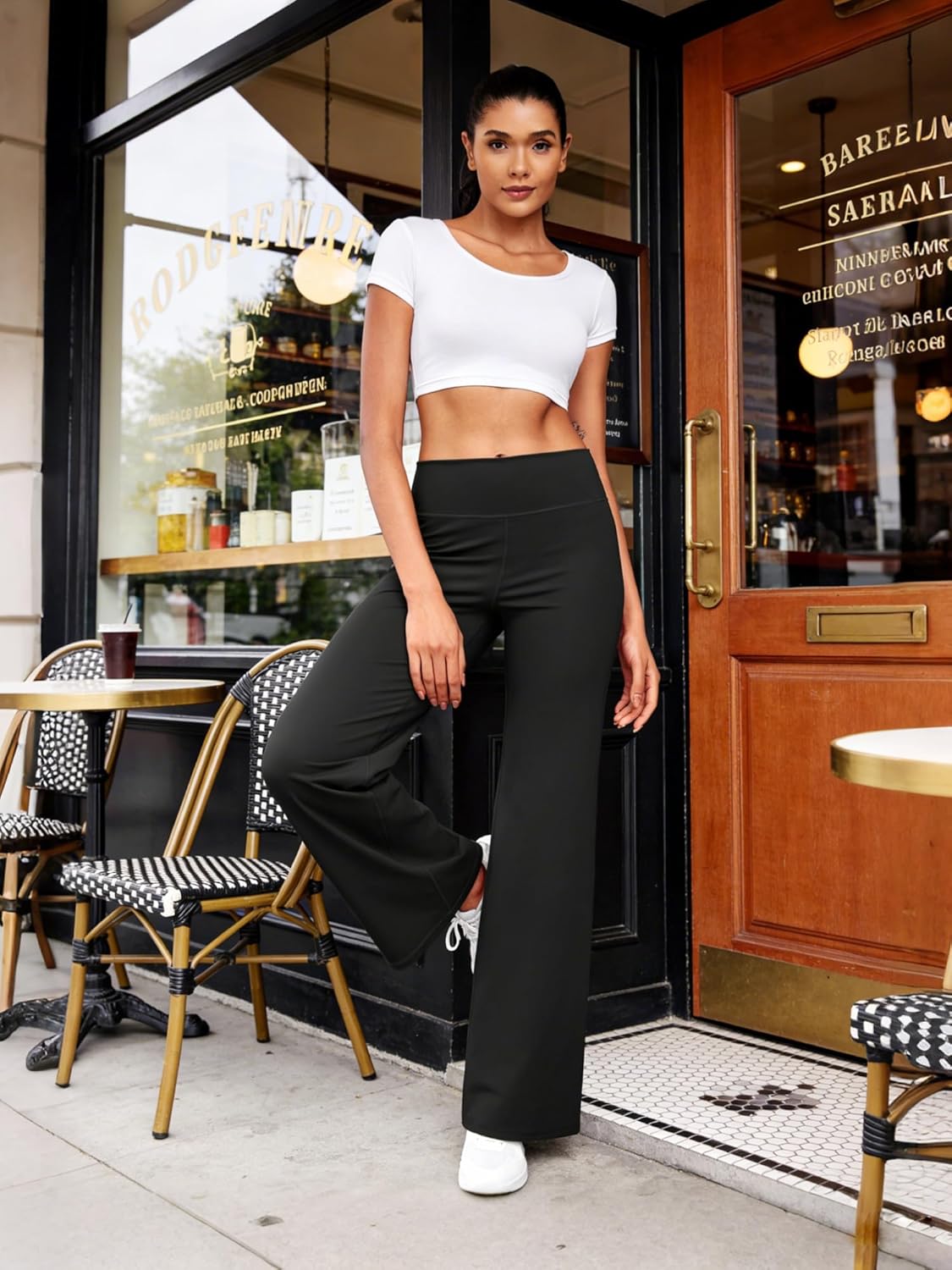 CADMUS Yoga Pants for Women Wide Leg Trousers High Waist Stretch Casual Lounge Sweatpants - Image 7