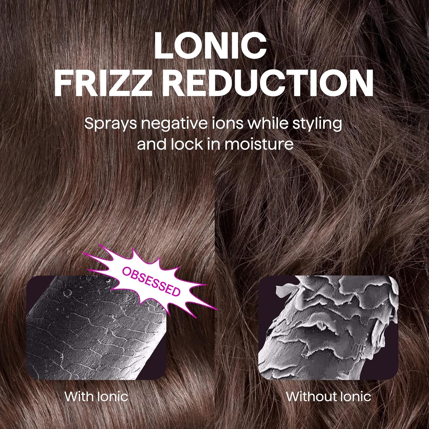 Wavytalk Updated Version Thermal Brush for Blowout Look, Blowout Express 1.5 Inch Ionic Thermal Round Brush Makes Hair Smoother Get Natural Curls, Dual Voltage, Easy to Use - Image 2