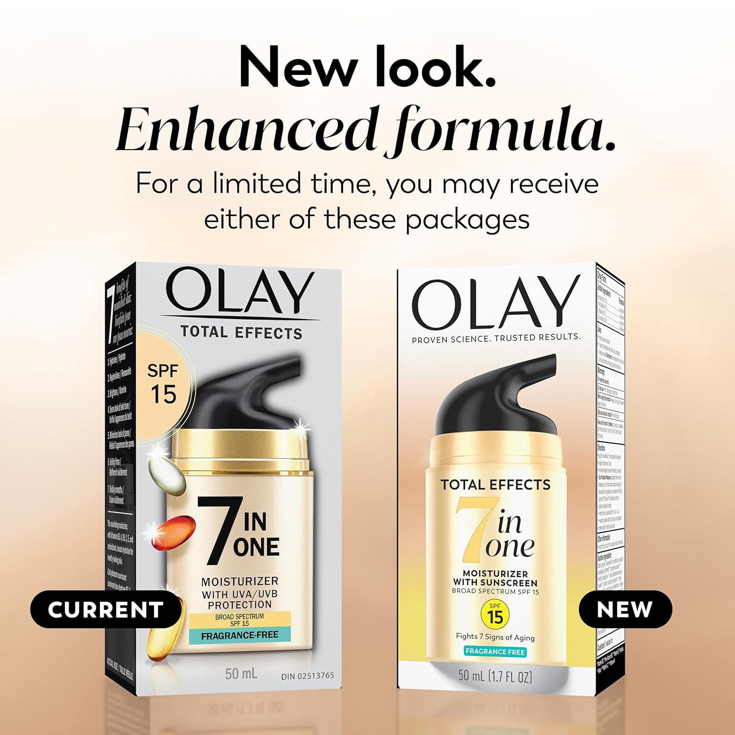 OLAY Total Effects 7-in-1 Anti-Aging Face Moisturizer with SPF 15, Fragrance-Free 1.7 oz - Image 2