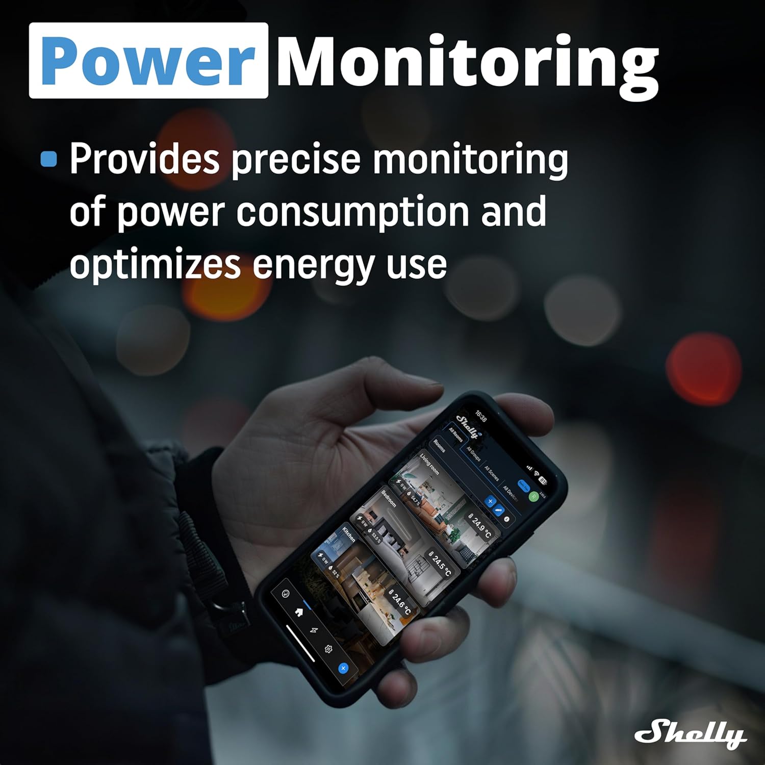 Shelly Dimmer 0/1-10V PM Gen3 | WiFi Smart Dimming with Power Monitoring | Home Automation | Compatible with Alexa & Google Home | iOS Android App | No Hub Required - Image 5