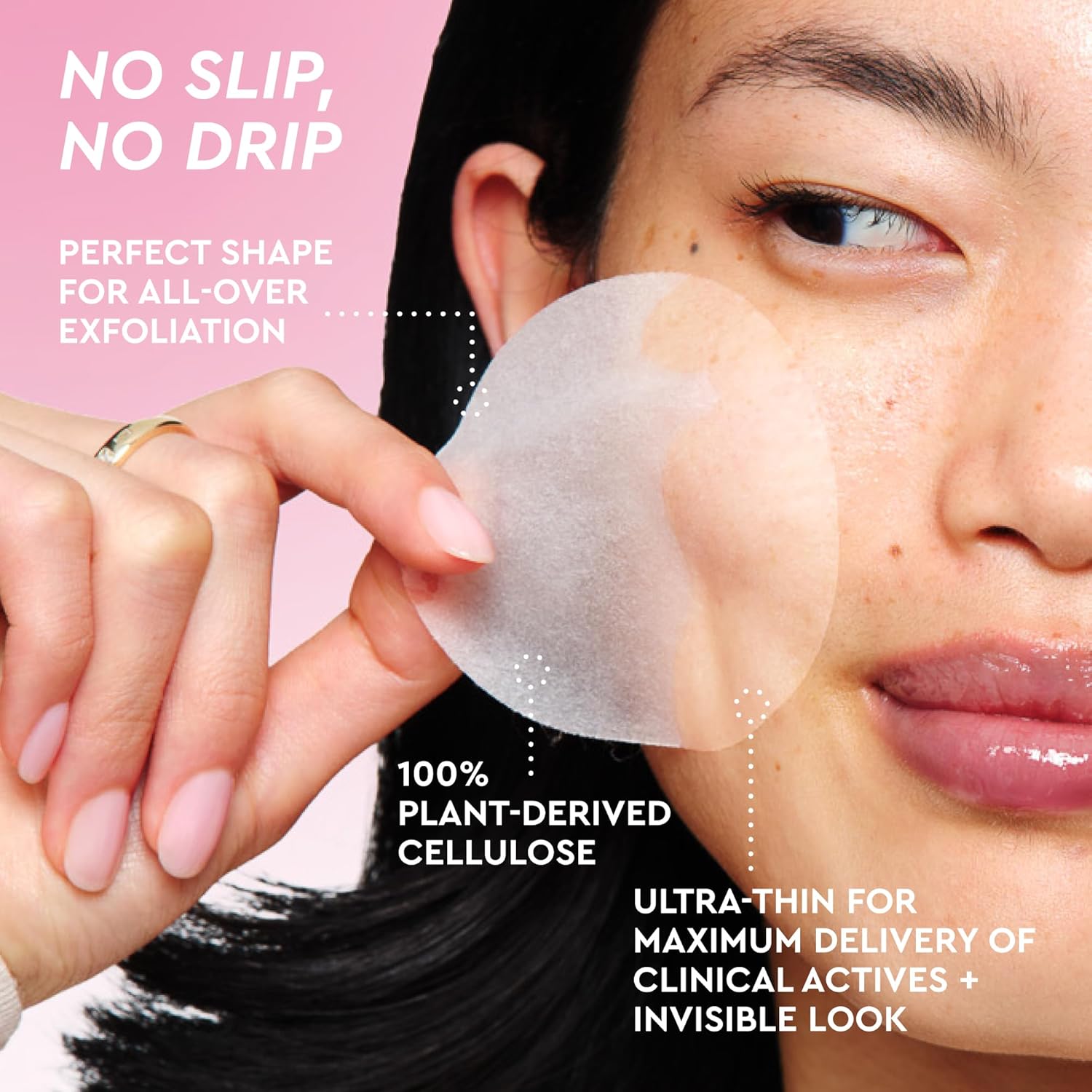 Glow Recipe LHA + AHA Toner Pads - Korean Exfoliating Toner for Face - Pore Minimizer - Hydrating Toner Pads - 5 Gentle Acids, Watermelon Enzymes, Hydrating Botanicals (60 Face Pads) - Image 8