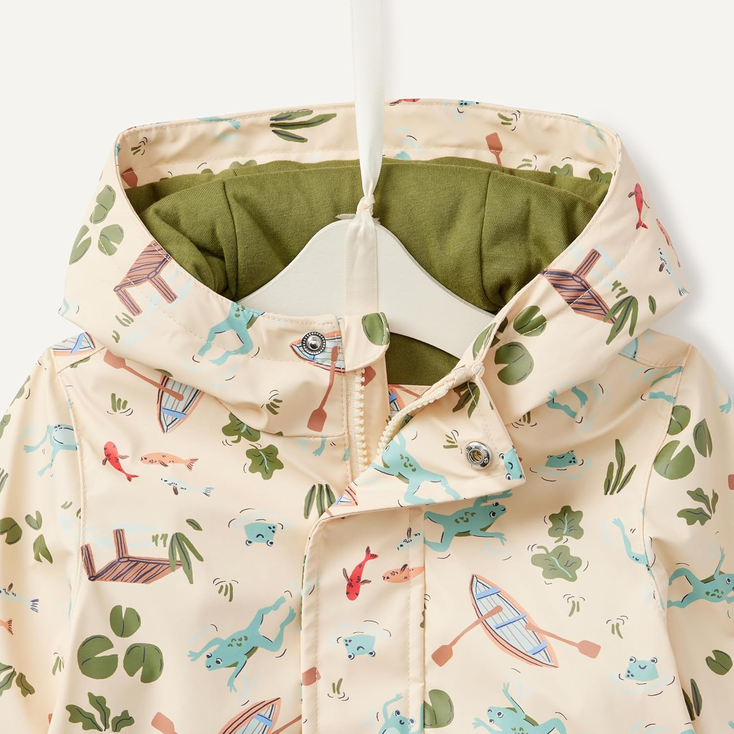 Amazon Essentials x Sofia Grainge Toddler and Baby Boys' Water-Repellent Rain Jacket with Quilted Lining - Image 5