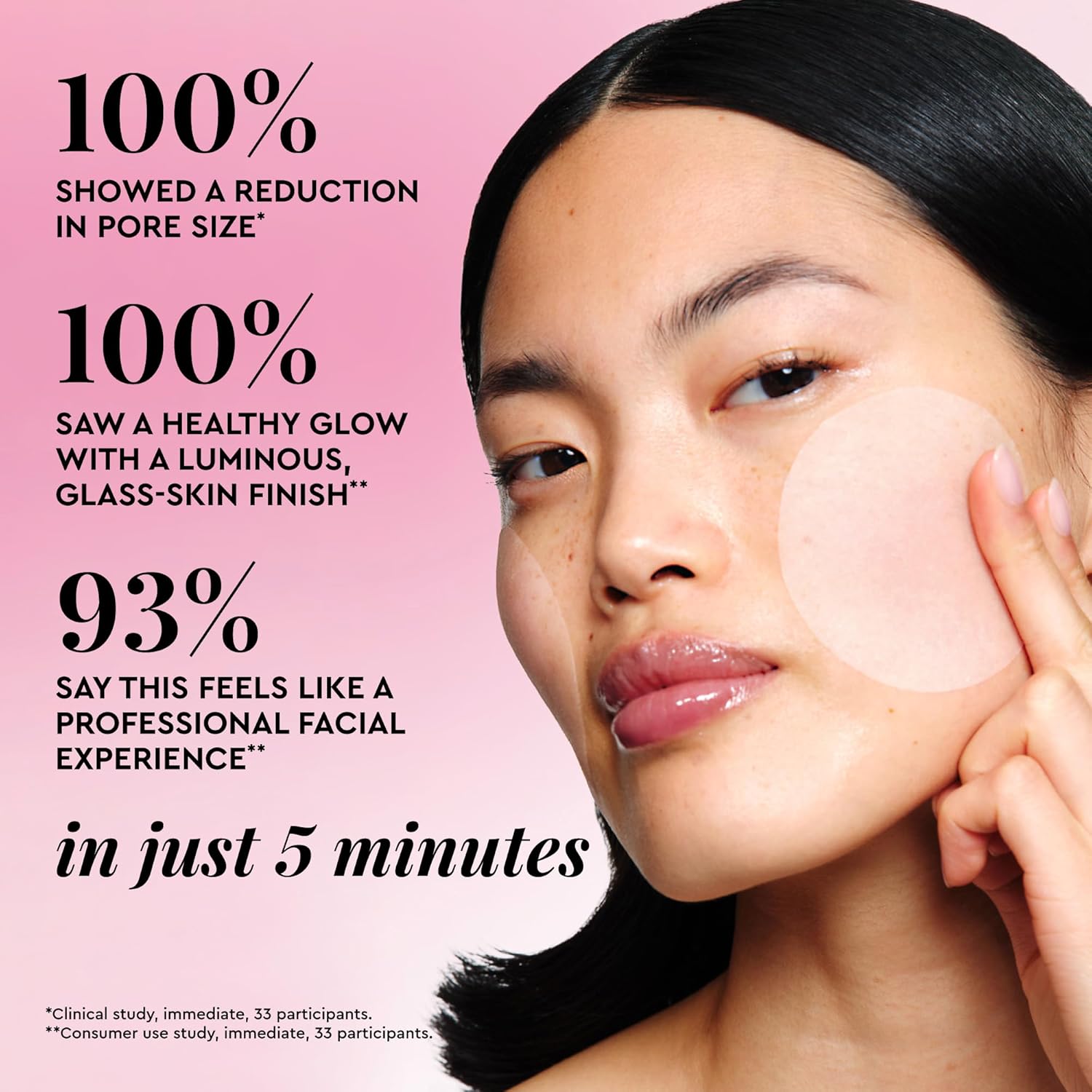 Glow Recipe LHA + AHA Toner Pads - Korean Exfoliating Toner for Face - Pore Minimizer - Hydrating Toner Pads - 5 Gentle Acids, Watermelon Enzymes, Hydrating Botanicals (60 Face Pads) - Image 9