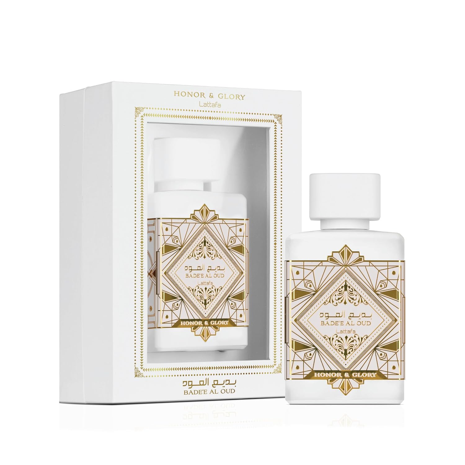 Lattafa Bade'e Al Oud Honor & Glory - Fruity, Vanilla, Warm Spicy, Woody - Eau de Parfum Long-Lasting Fragrance for Unisex, 3.40 Ounce / 100 ml | Long-Lasting Fragrance - Image 2