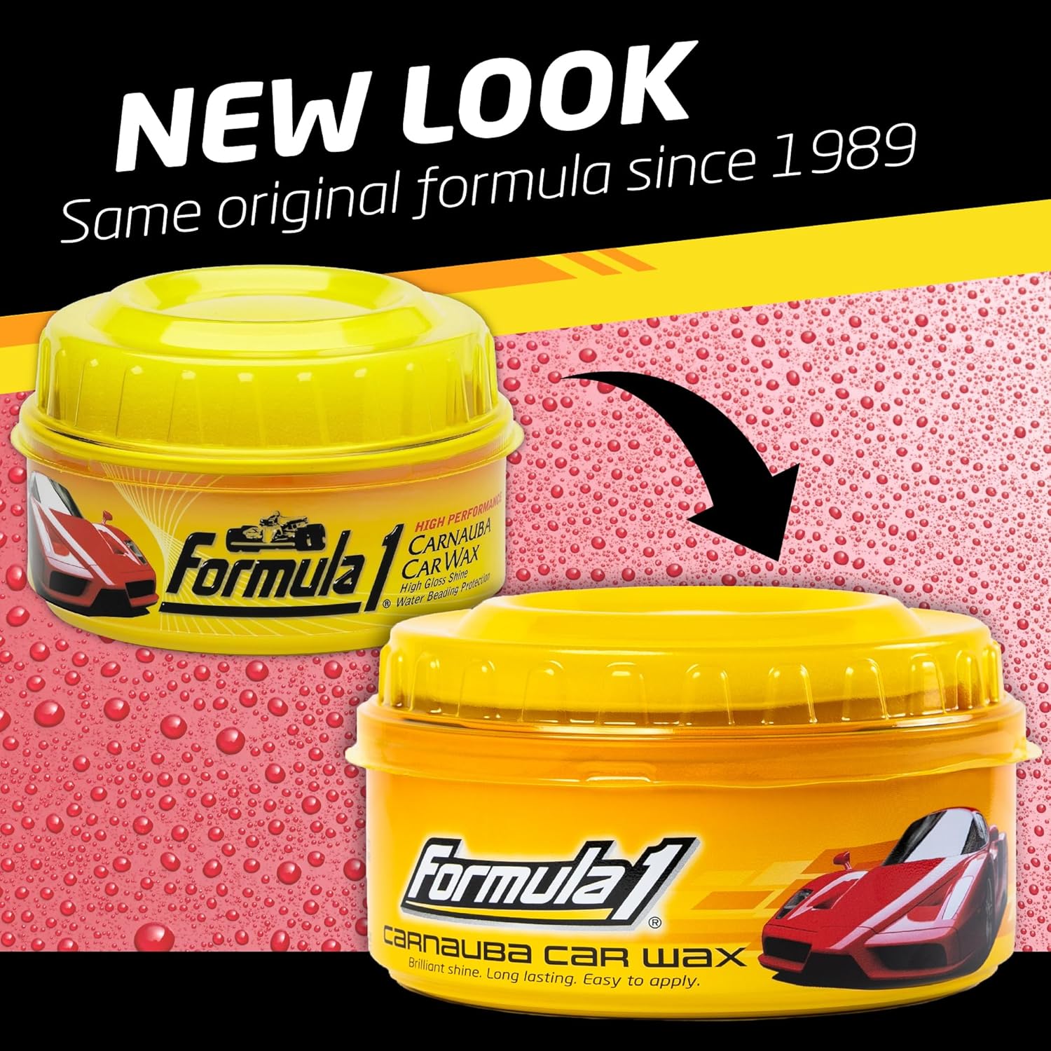Formula 1 Carnauba Car Wax Paste - High-Gloss Shine - Polish for Car Detailing to Shine & Protect – Remove Haze and Paint Swirls w/ Micropolishing Agents – Car Cleaning Supplies (12 oz) - Image 2