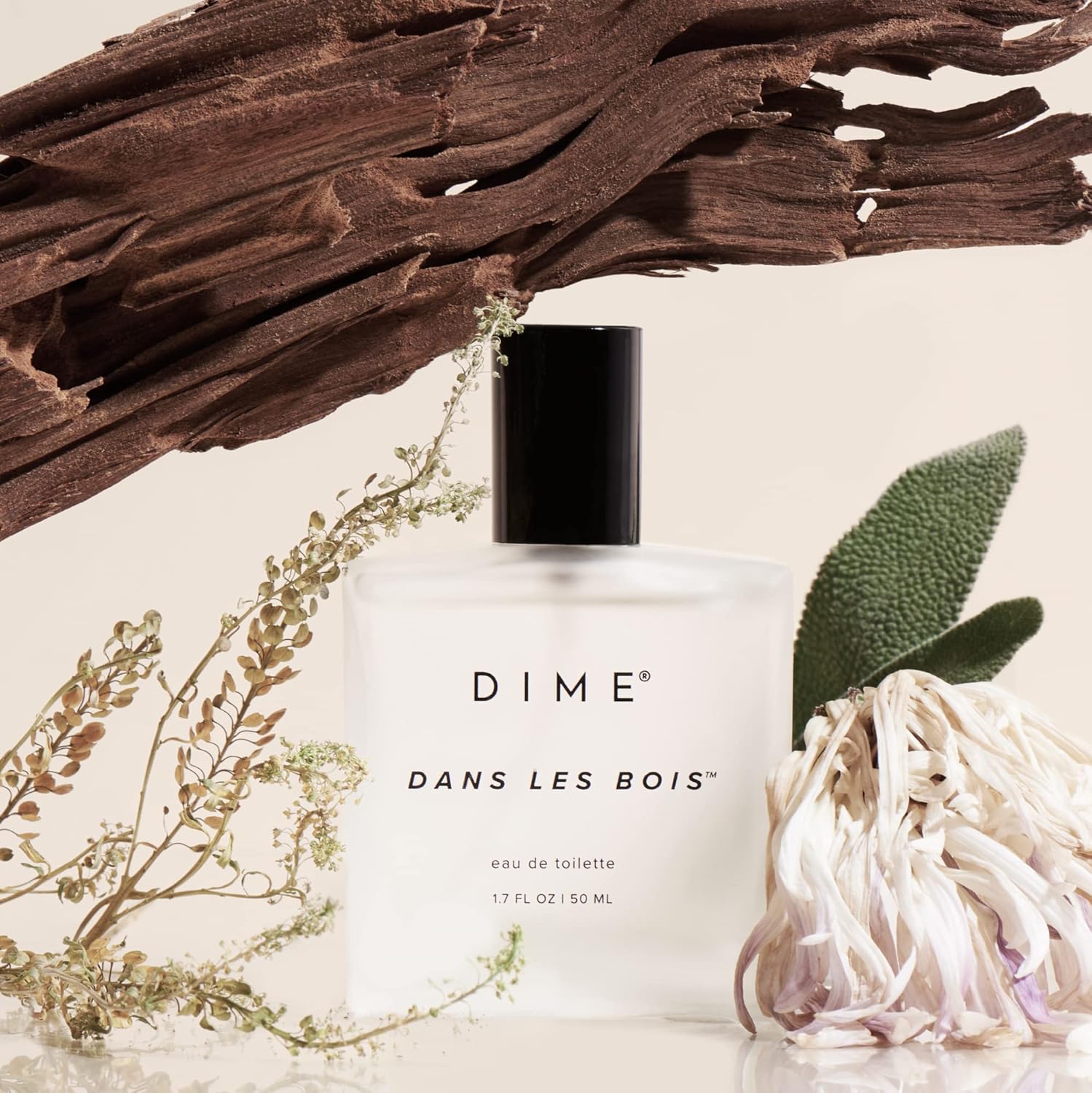 DIME Beauty Perfume Dans Les Bois - Woody Floral Perfume for Women with Cedarwood, Saffron & Night Jasmine, Clean Fragrance, Eau de Toilette, Vegan, 1.7 oz / 50 ml - Image 3