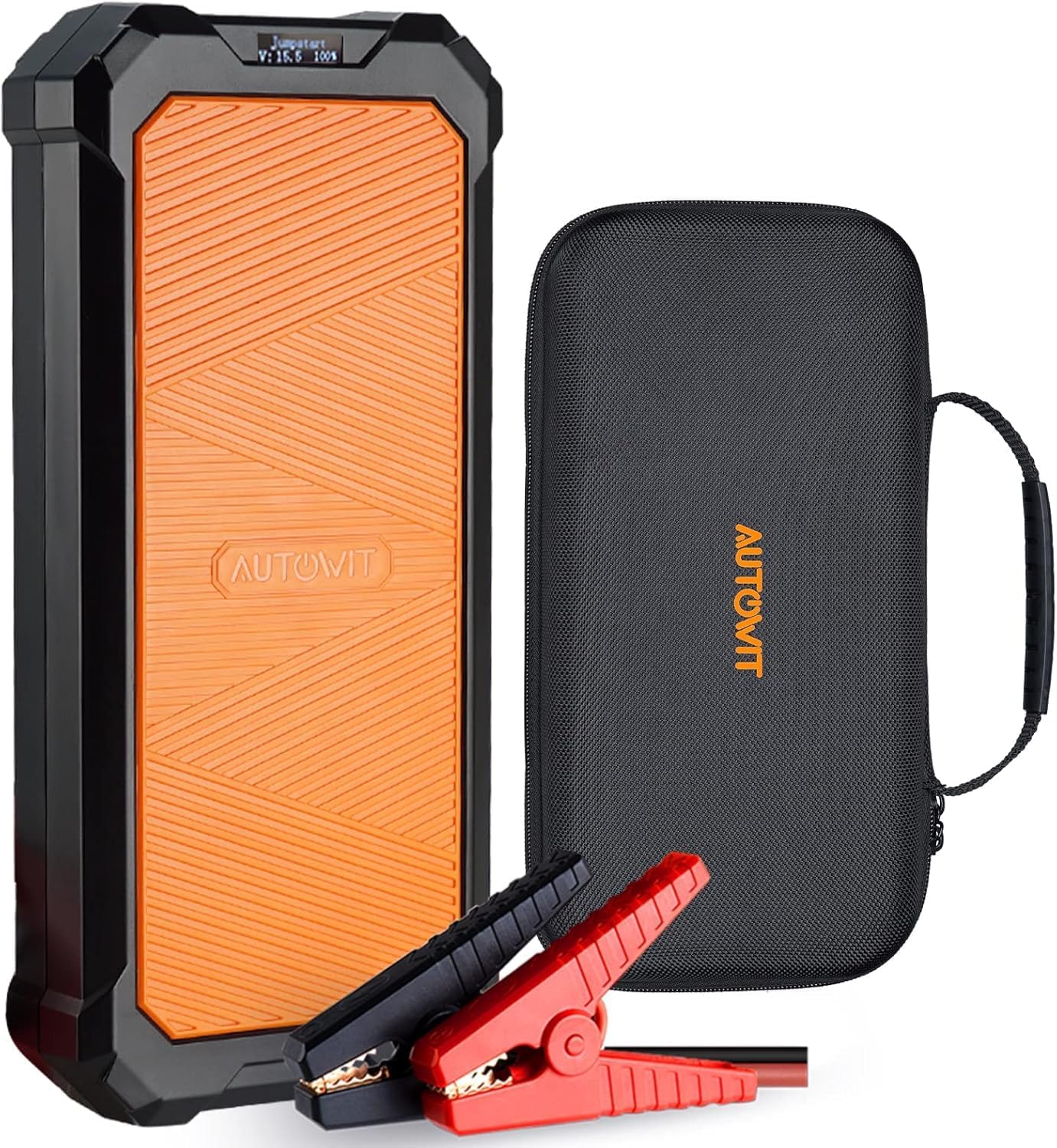 Autowit Super Capacitor Jump Starter, 12V Batteryless Portable Jump Box, Jumper Cables for 8.0 Gas&4.0 Diesel Car, Portable Jump Starter for Car Battery, Bulit-in Supercapacitor, No Need Pre-Charge - Image 2