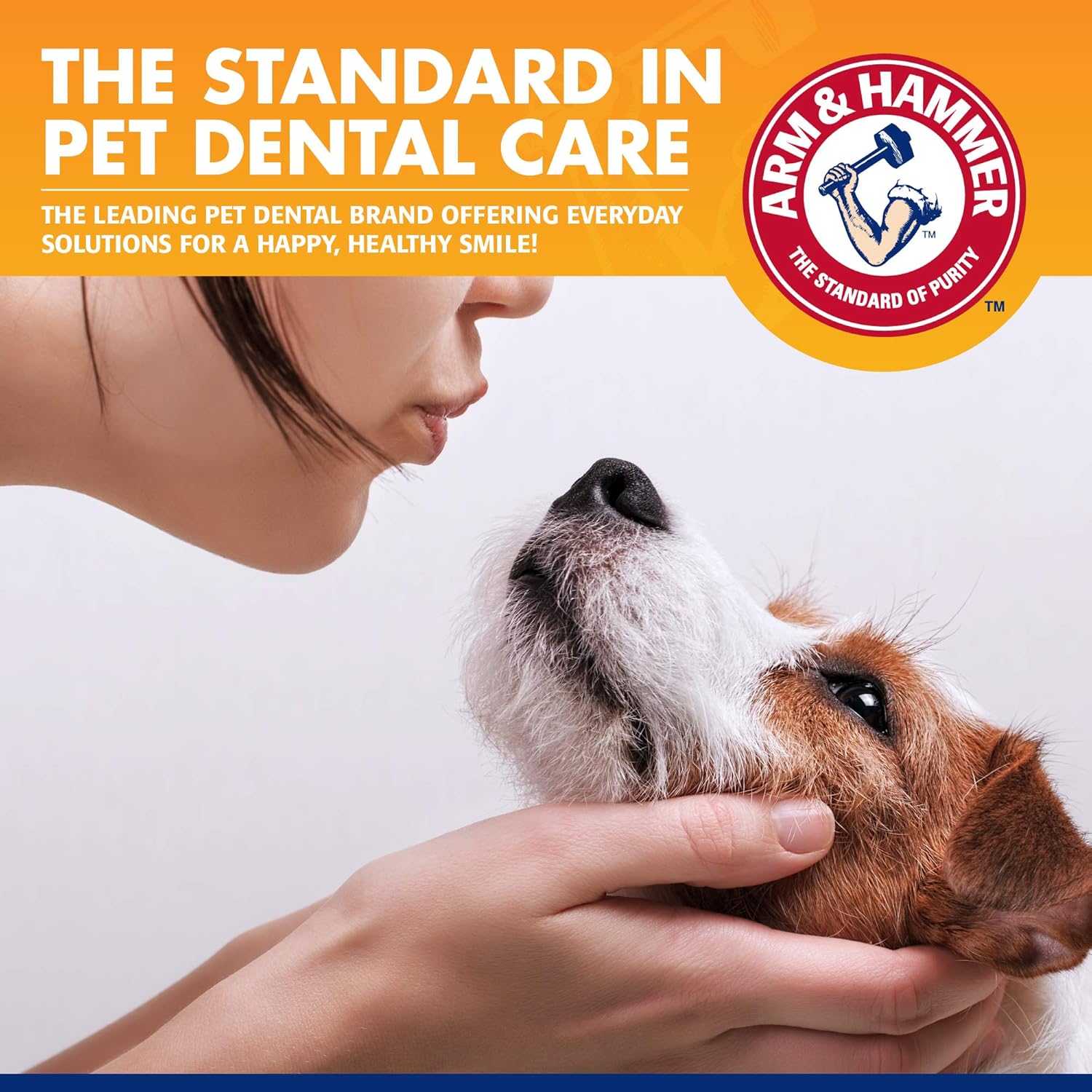 Arm & Hammer for Pets Tartar Control Dog Dental Kit, Enzymatic Toothpaste with Toothbrush and Fingerbrush, Baking Soda Formula Reduces Plaque and Tartar, Safe for Puppies, Beef Flavor, 3-Piece - Image 5