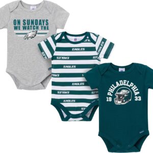 Gerber NFL baby-boys Nfl 3-pack Onesie Bodysuit