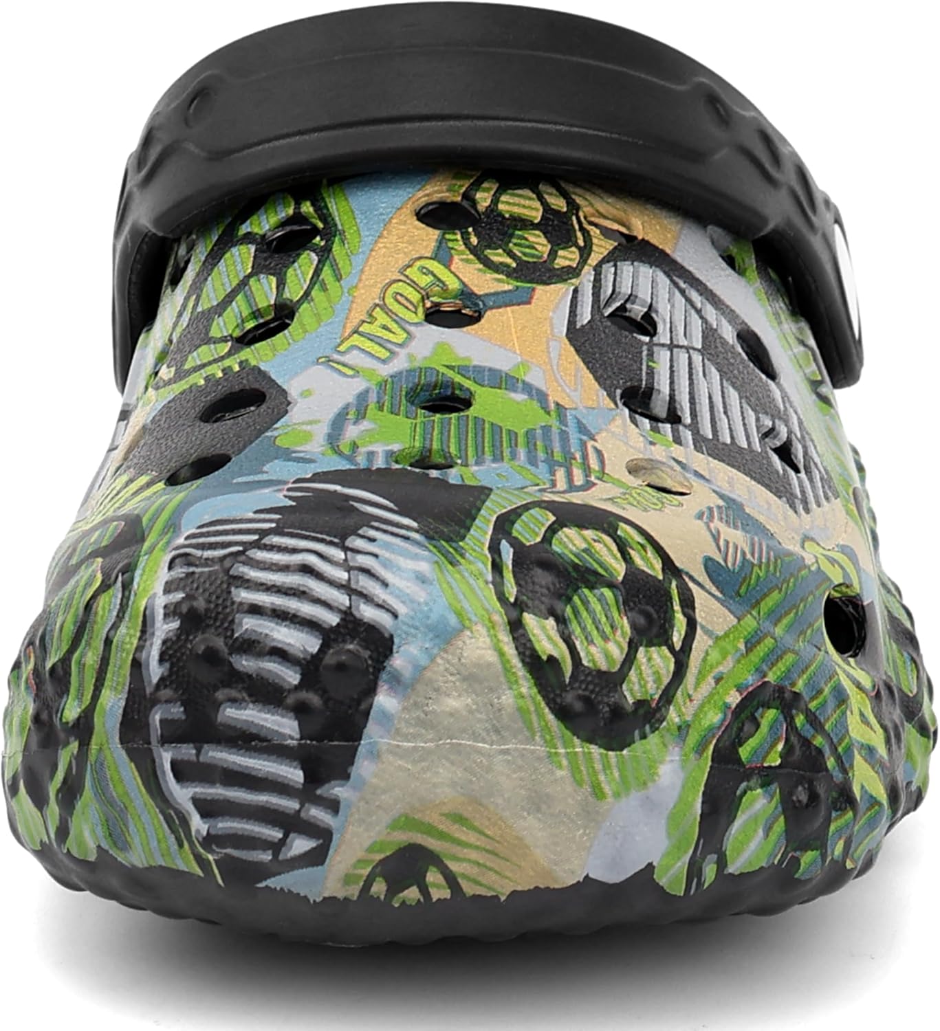 INMINPIN Kids Clogs Ball Sports Print Garden Shoes Boys Girls Water Shower Pool Beach Slides Sandals for Sports Fan - Image 5