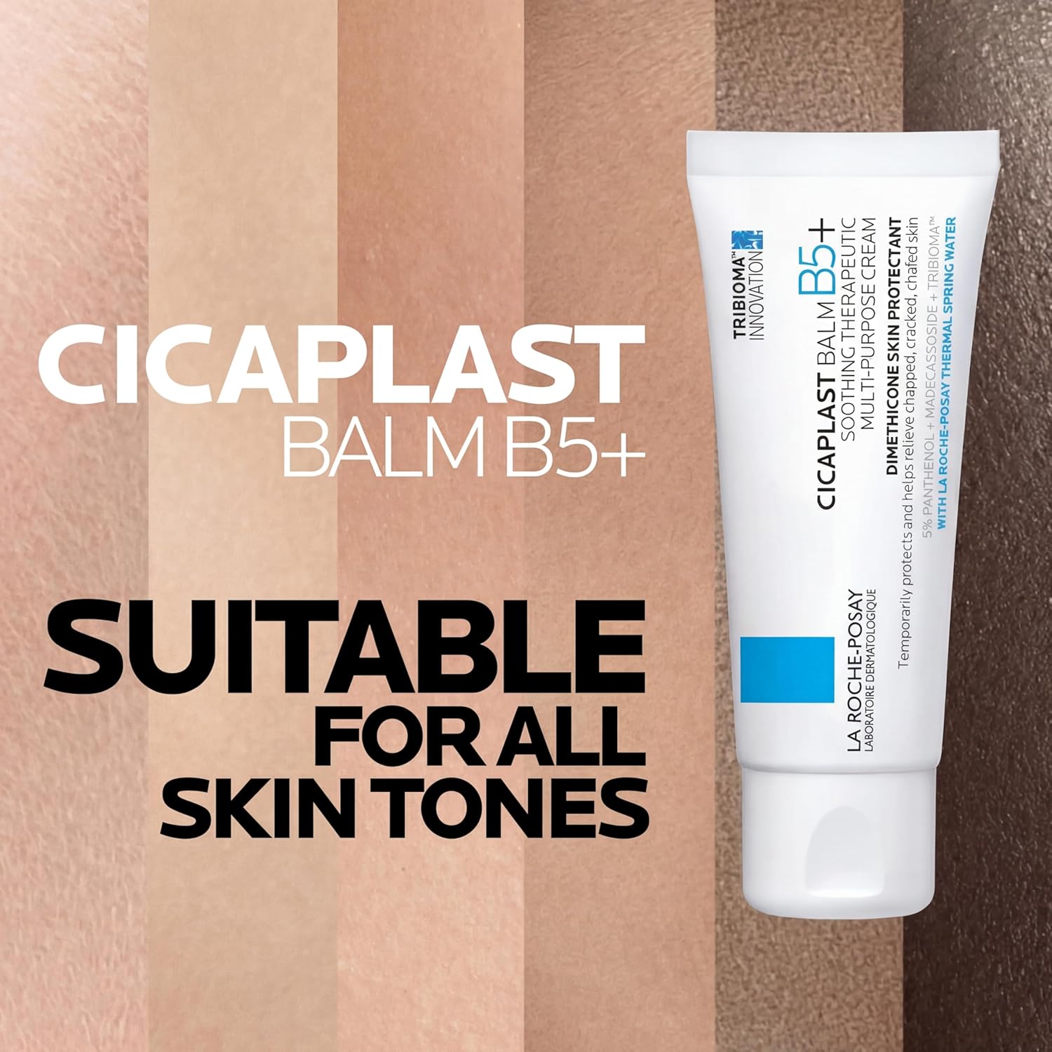 La Roche-Posay Cicaplast Balm B5 Skin Barrier Repair Cream with Centella Asiatica, Shea Butter & Panthenol | Multi-Purpose Healing Ointment for Dry, Irritated Skin | Face, Body & Hand Balm, Baby Safe - Image 8