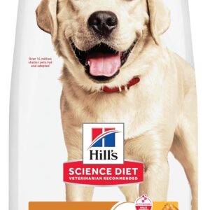 Hill’s Science Diet Adult 1-5 Light Large Breed Dry Dog Food, Chicken Meal & Barley, 30 lb. Bag