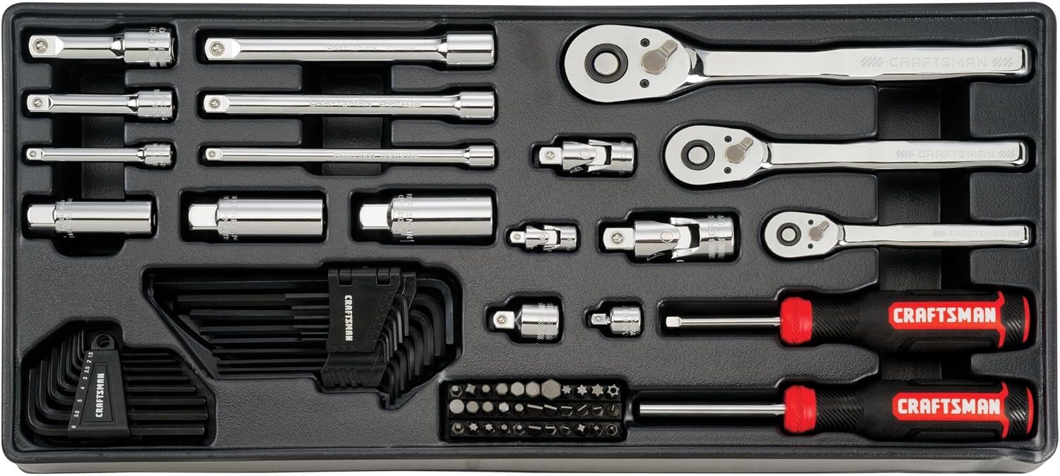 CRAFTSMAN Mechanics Tool Set, 298 Piece Hand Tool and Socket Set SAE/Metric (CMMT12139) - Image 9