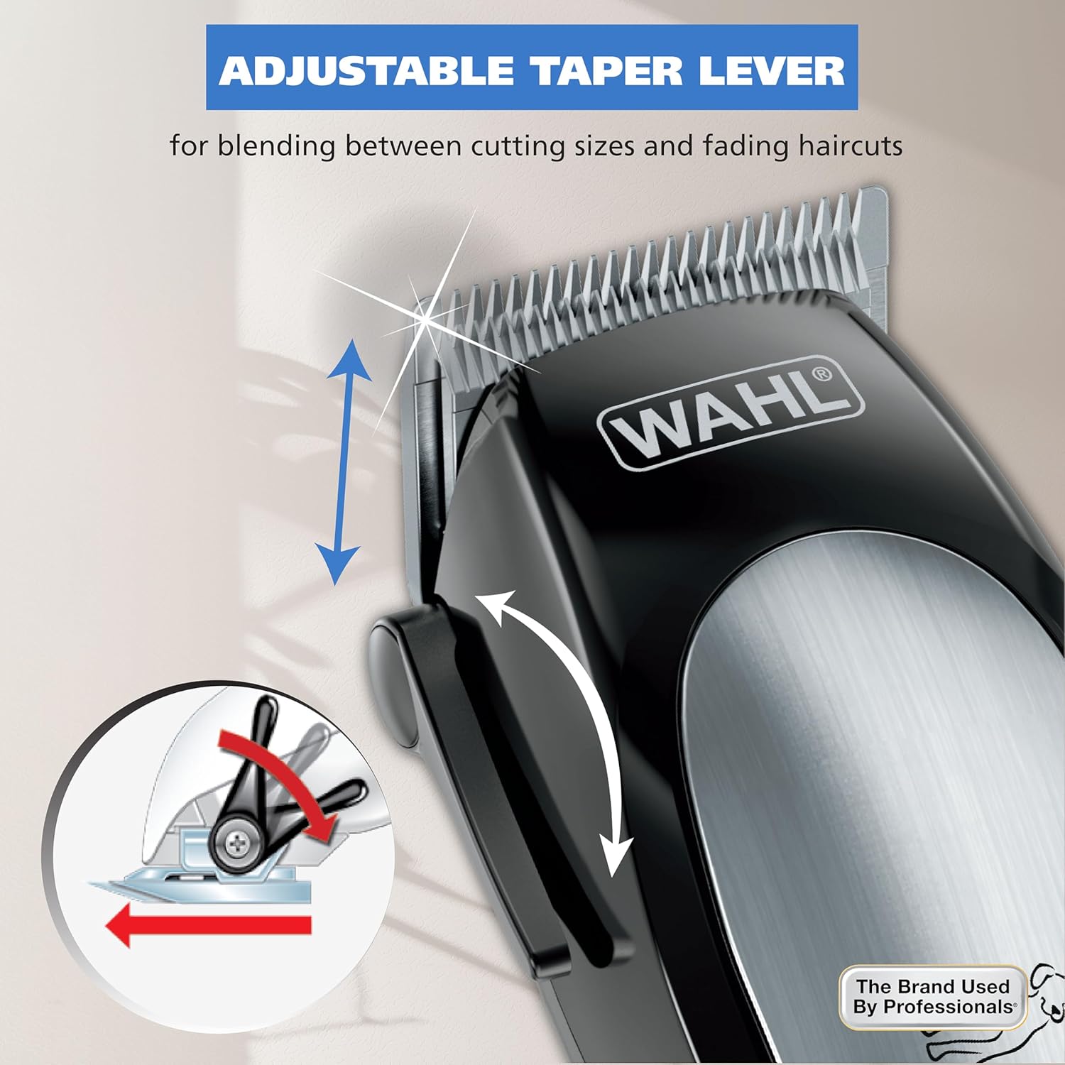 Wahl USA Lithium Ion Pro Series Cordless Animal Clippers – Rechargeable, Heavy-Duty, Electric Dog & Cat Grooming Kit for Small & Large Breeds with Thick to Heavy Coats – Model 9766 - Image 4