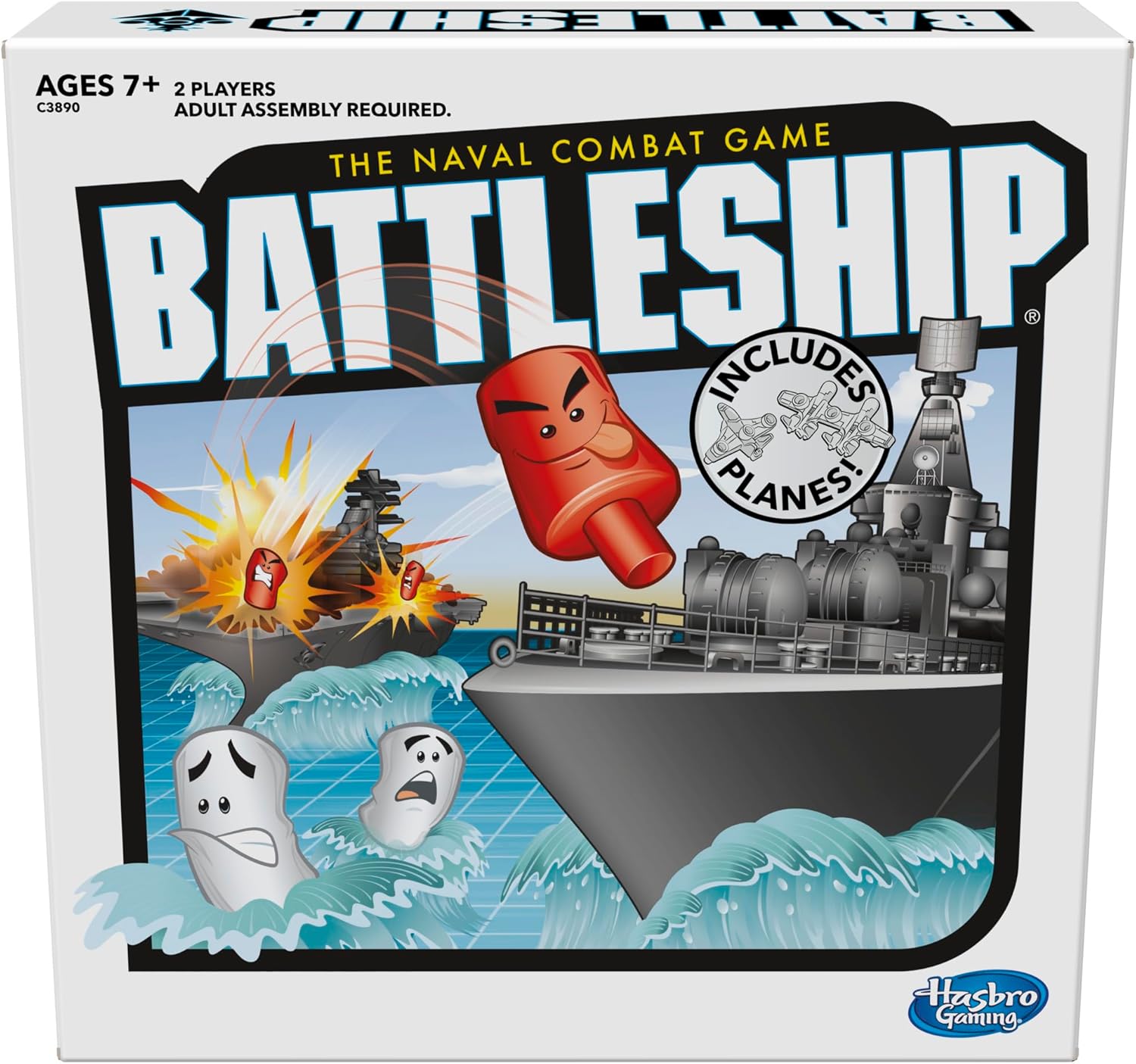 Hasbro Gaming Battleship with Planes Strategy Board Game for Ages 7 and Up (Amazon Exclusive) Hasbro Gaming Battleship with Planes Strategy Board Game for Ages 7 and Up (Amazon Exclusive)