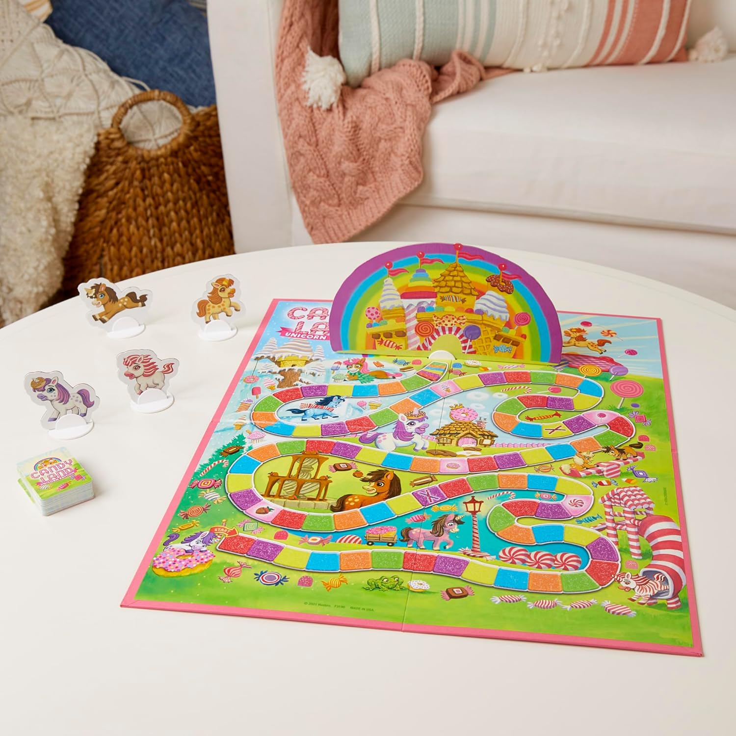Hasbro Gaming Candy Land Unicorn Edition Preschool Board Game | Back to School Gifts for Kids | Classroom Toys | Ages 3+ (Amazon Exclusive) - Image 6