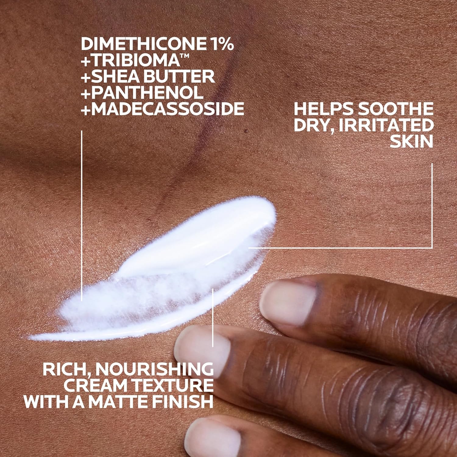La Roche-Posay Cicaplast Balm B5 Skin Barrier Repair Cream with Centella Asiatica, Shea Butter & Panthenol | Multi-Purpose Healing Ointment for Dry, Irritated Skin | Face, Body & Hand Balm, Baby Safe - Image 3