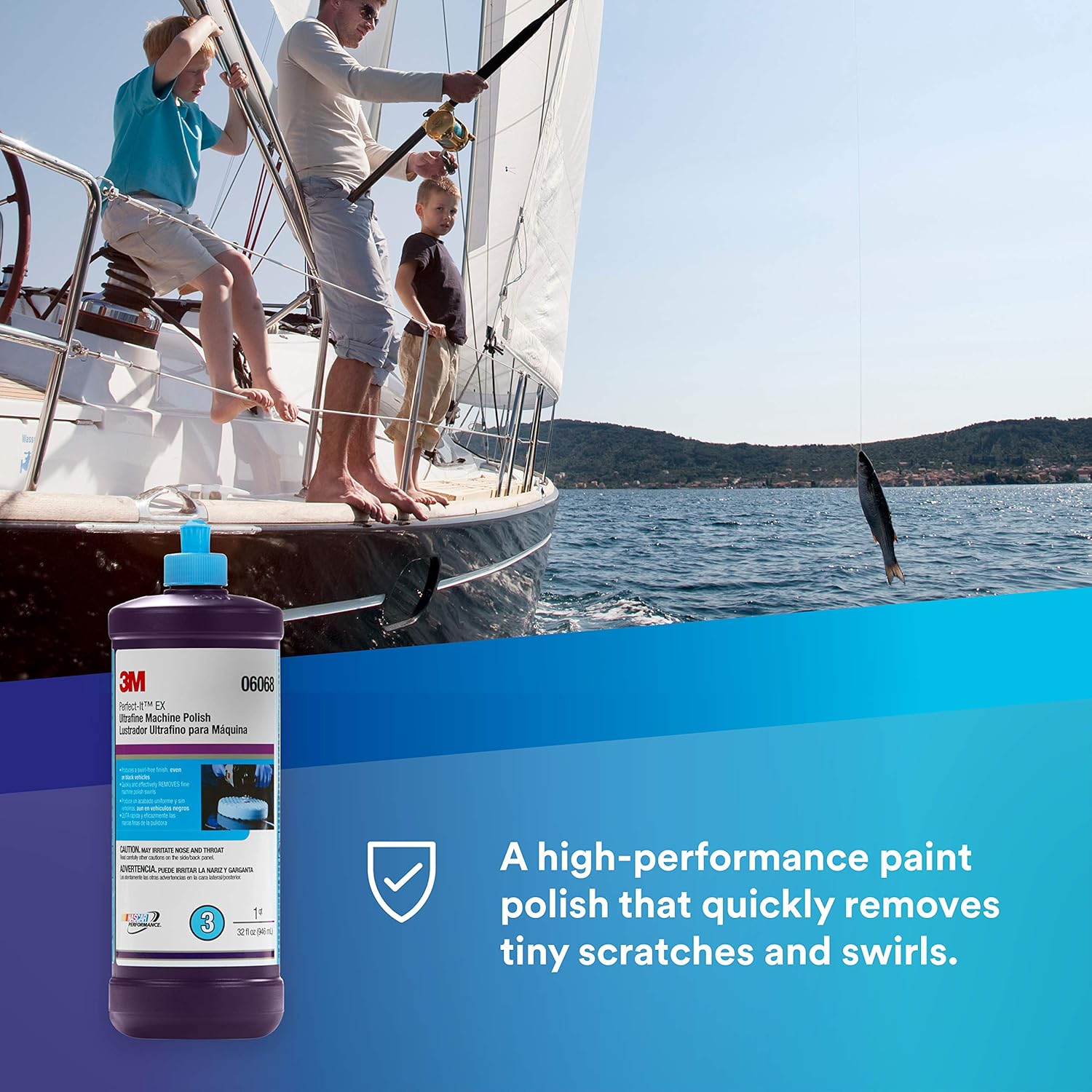 3M Perfect-It Ultrafine Machine Polish, 06068, 32 Fl.Oz, Paint Polish, Automotive Professional-Grade Polish - Image 2