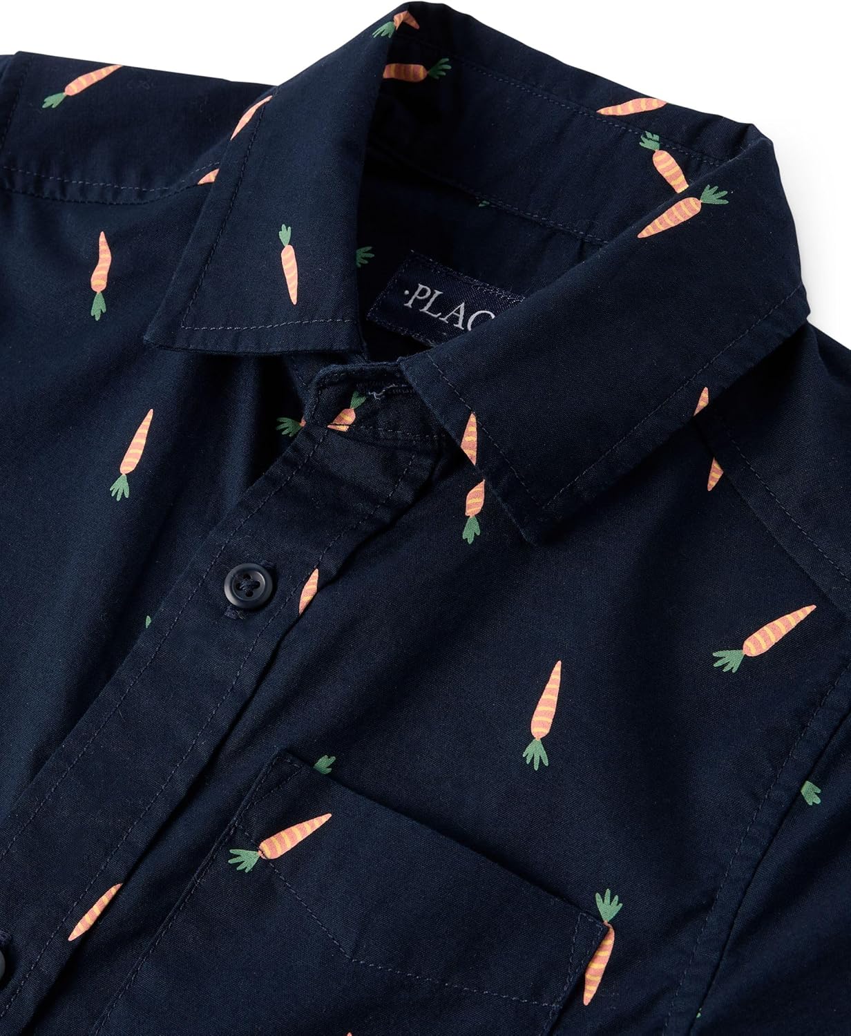 The Children's Place boys Short Sleeve Button Up Shirt - Image 2