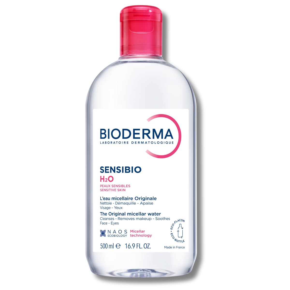 Bioderma - Sensibio - H2O Micellar Water - Makeup Remover Cleanser - Face Cleanser for Sensitive Skin - Image 2