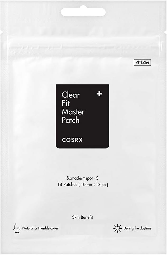COSRX Clear Fit Invisible Master Patch, Ultra-Thin Spot Cover (18 Counts) | Seamless Hydrocolloid Pimple Stickers for Invisible Spot Coverage, Quick & Easy Blemish Care, Korean Skin Care, Pore Care - Image 2