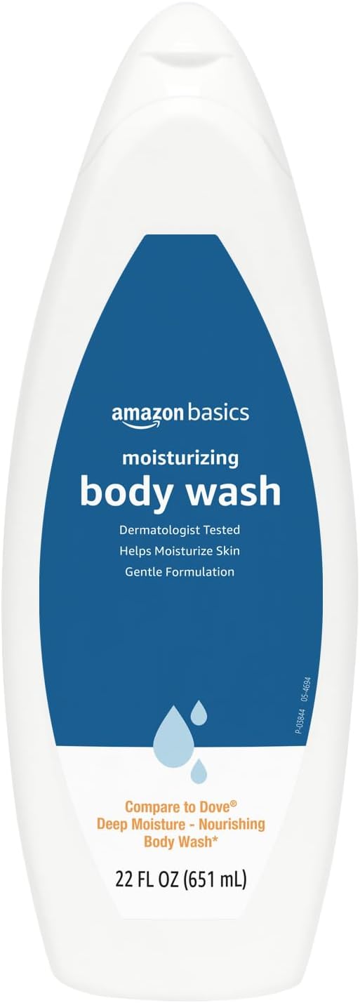 Amazon Basics Moisturizing Body Wash, Fresh Scent, Deep Moisture, Nourishing, Dermatologist Tested, 22 fl oz (1-Pack) - Image 2