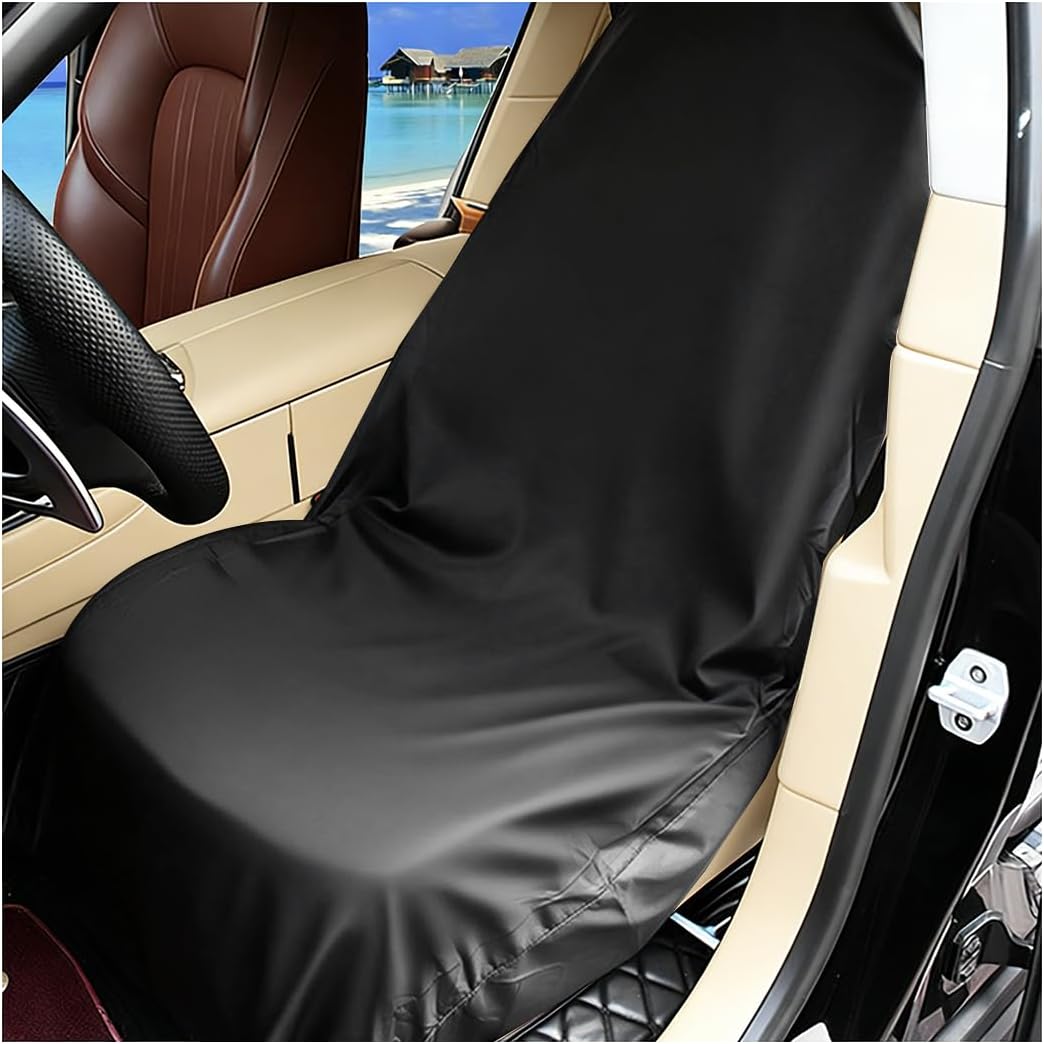 Car Seat Cover, Non-Slip Waterproof Scratch Proof Vehicle Front Seat Protector, Automotive Interior Chair Protective Cover, Universal for Motorhome Automobile Truck - Image 2