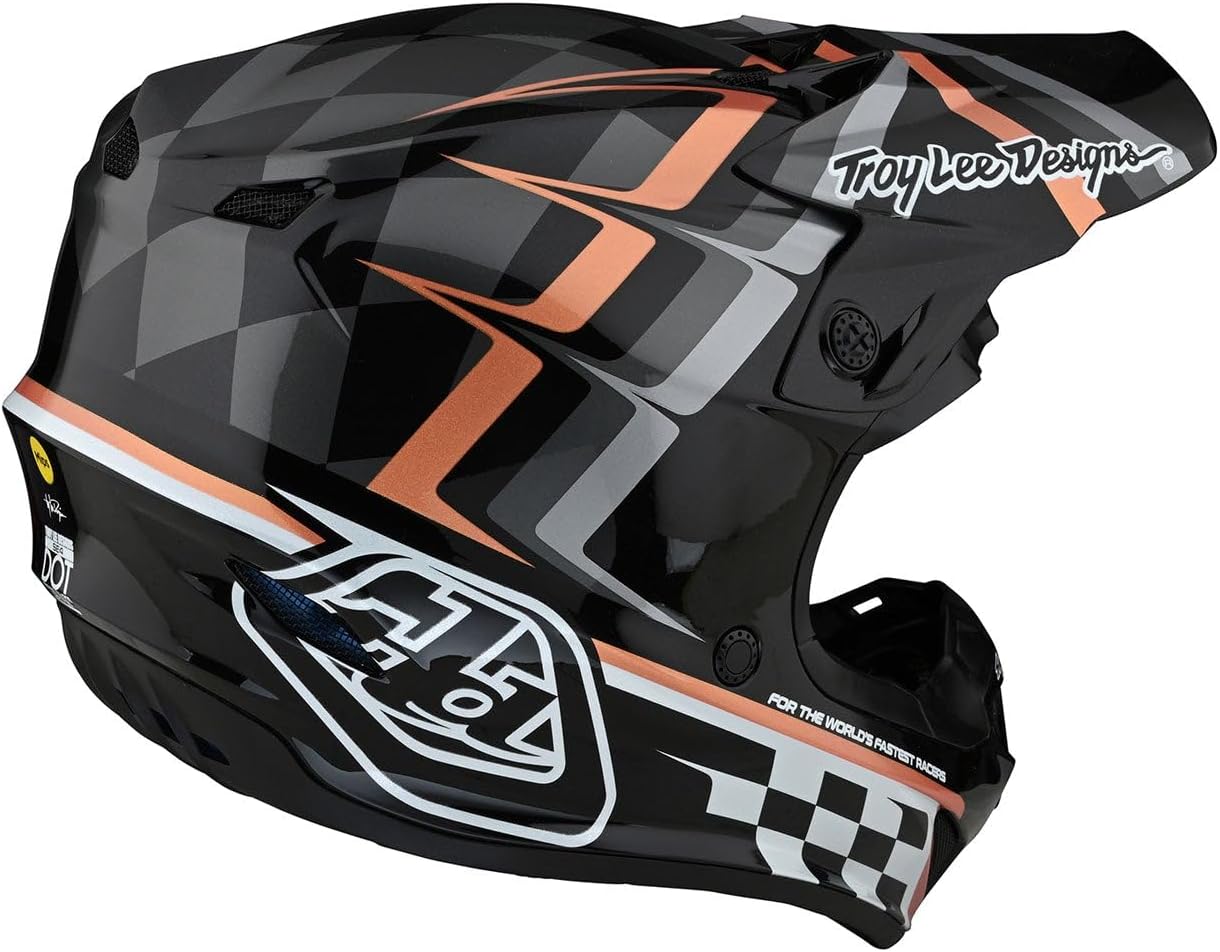 Troy Lee Designs SE4 Polyacrylite Adult Motocross Off-Road Dirt Bike Helmet with MIPS - Image 5