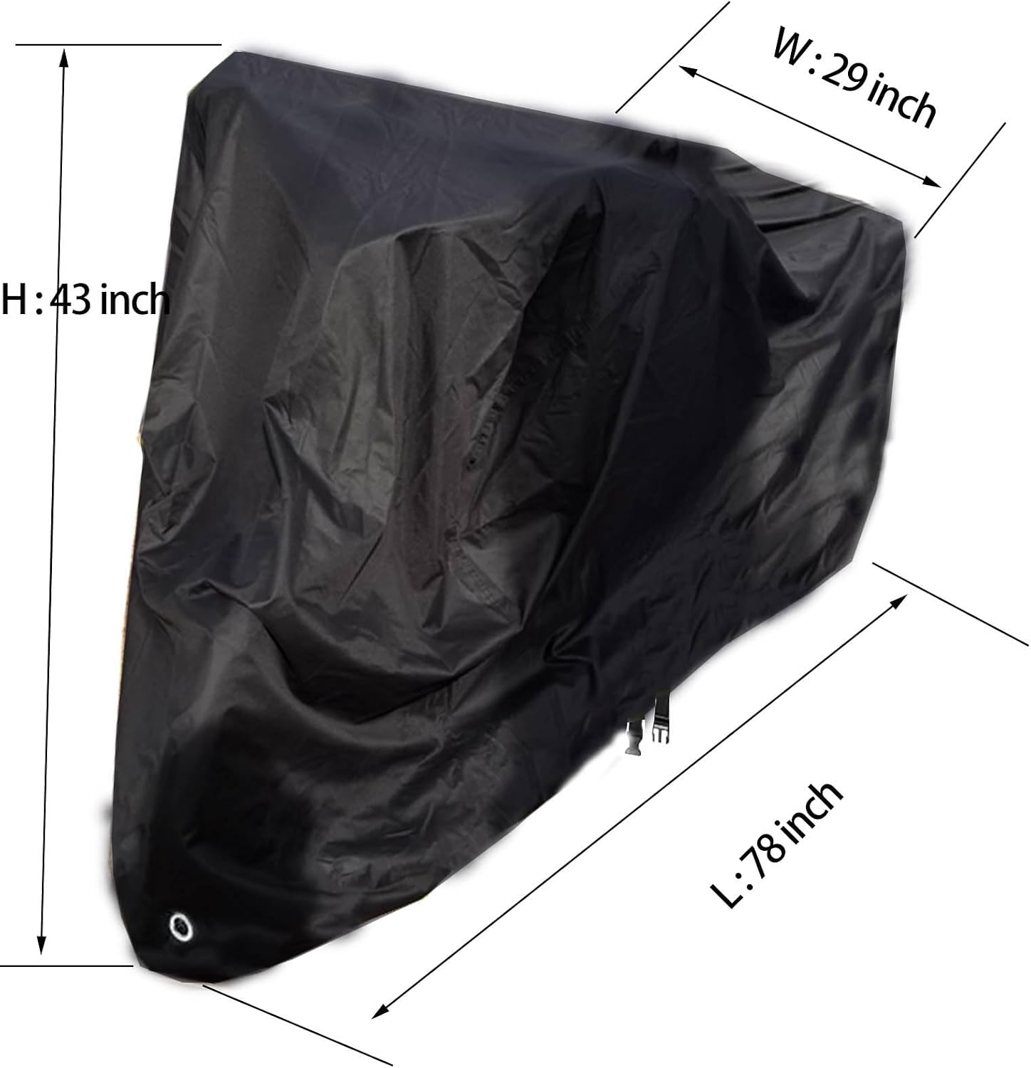 Adult Tricycle Cover,24/26inch 3 Wheel Bike Electric Trike Covers for Outdoor Waterproof Windproof Dustproof Bicycle & Bike - Image 3