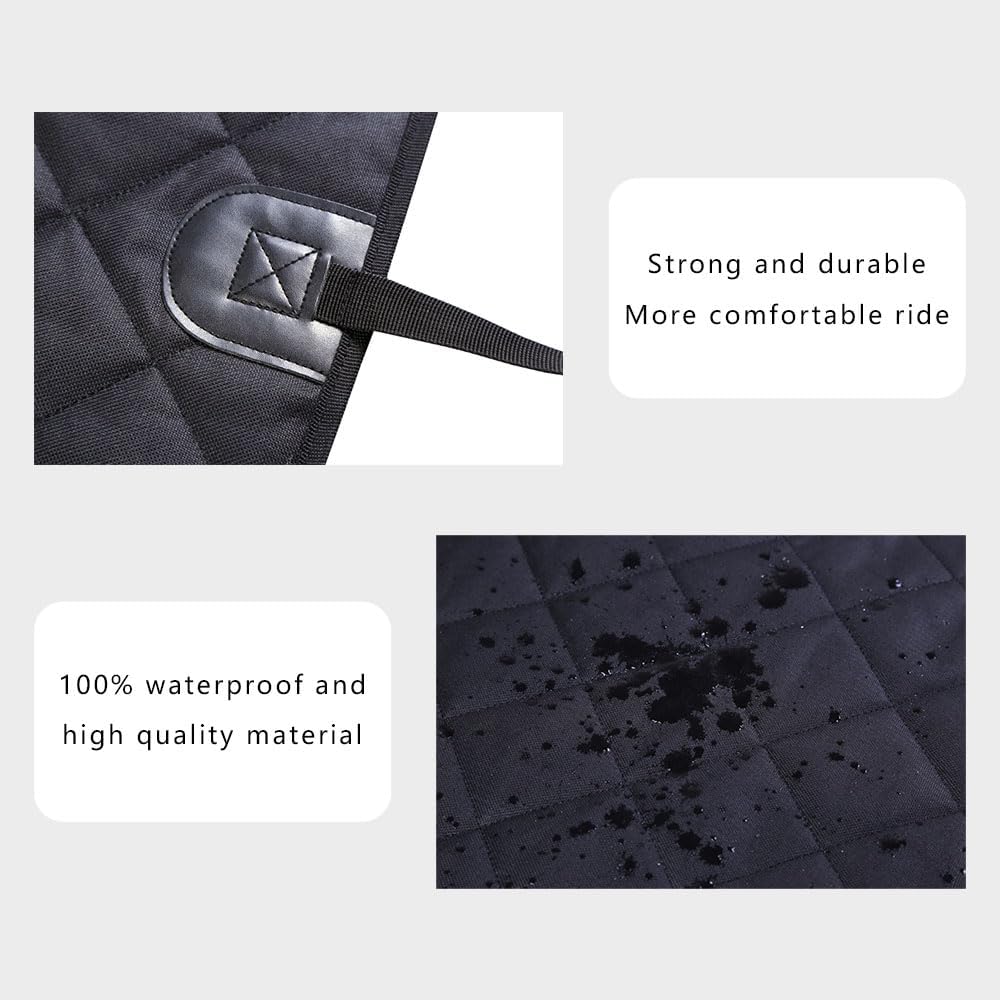 Waterproof Front Seat Car Cover, Pet Front Cover for Cars, Scratch Proof & Nonslip Seat Pet Cover, Dog Car Seat Cover with Seat Belt Fits Most Cars, Suvs - Image 6