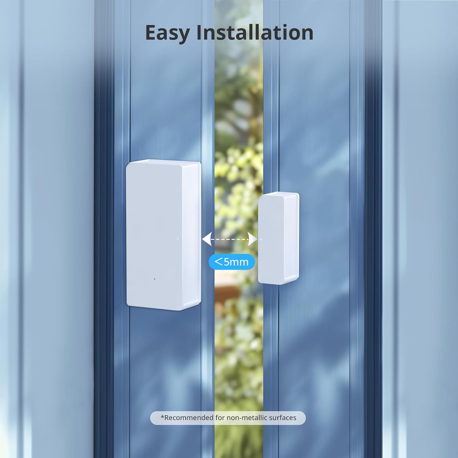SONOFF DW2 Wi-Fi Wireless Door Window Sensor, APP Alert for Home Security & Automation, No Gateway Required, Compatible with IFTTT, for Sliding Door/Window/Hinged Door - Image 7