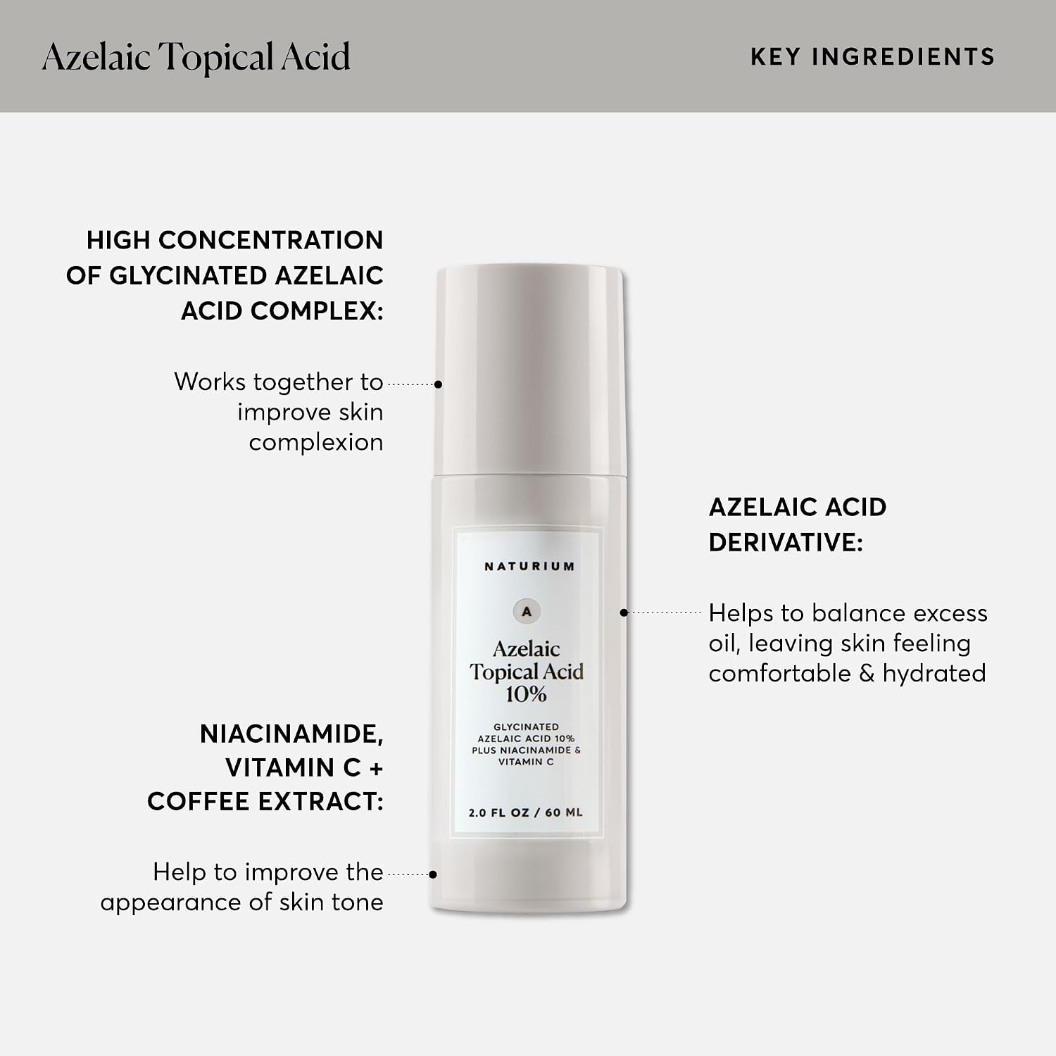 Naturium Azelaic Topical Acid 10% Jumbo, Face & Skin Care Beauty Treatment with Niacinamide & Vitamin C, 2 oz - Image 7