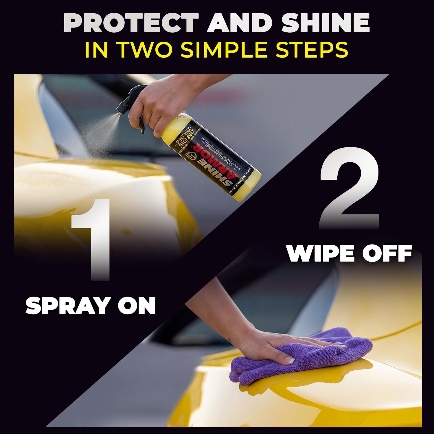 Car Spray Wax for Car Detailing - Quick and Easy Carnauba Liquid Car Wax Spray for Instant Gloss and Protection - Multi Surface Premium Brazilian Carnauba Car Wax Polish for All Vehicle Types - Image 9