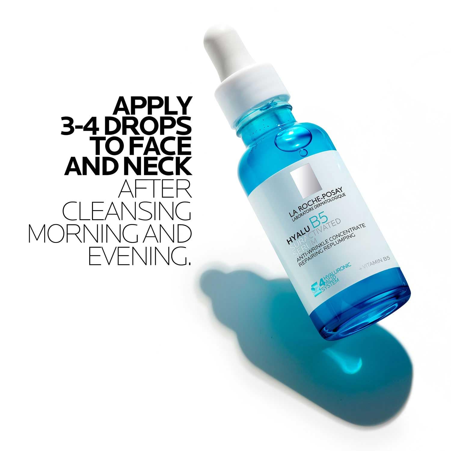 La Roche-Posay Hyalu B5 Pure Hyaluronic Acid Serum for Face, with Vitamin B5, Anti-Aging Serum for Fine Lines and Wrinkles, Plumps and Repairs Dry Skin, Safe on Sensitive Skin - Image 9