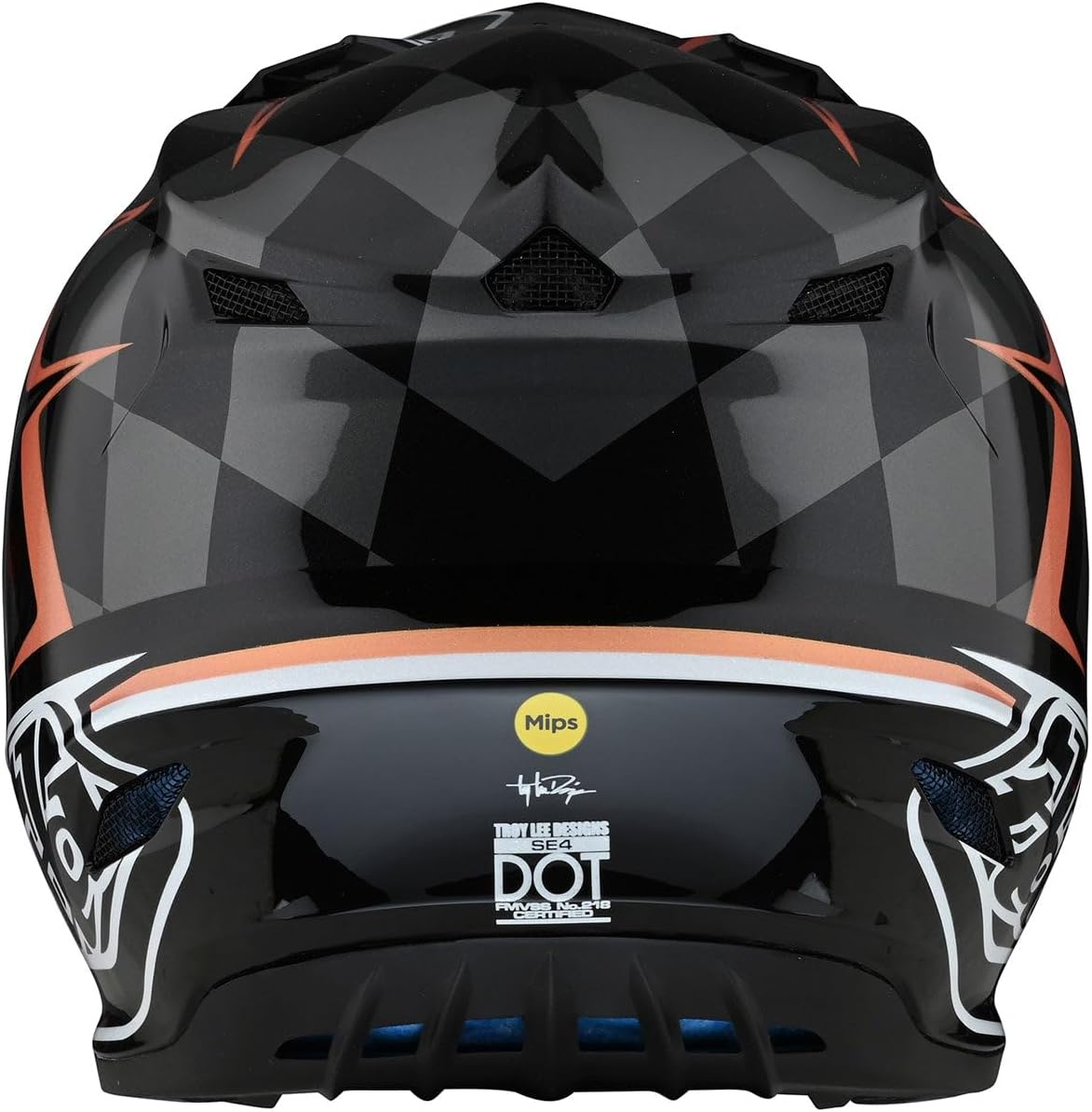 Troy Lee Designs SE4 Polyacrylite Adult Motocross Off-Road Dirt Bike Helmet with MIPS - Image 4