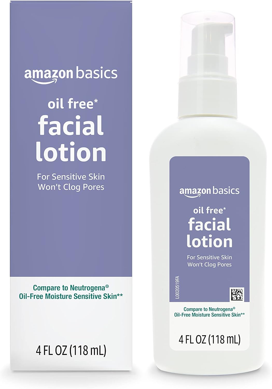 Amazon Basics Oil-free Facial Moisturizer for Sensitive Skin, Fragrance Free, Non-Comedogenic, 4 Fluid Ounce (Previously Solimo) - Image 2
