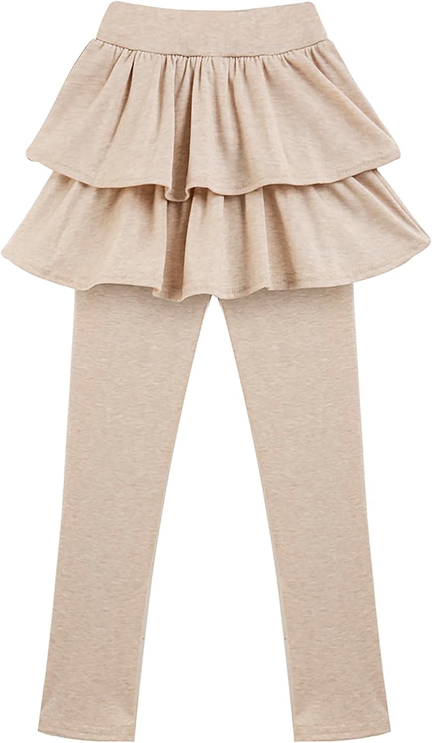 Girls School Uniform Pants Leggings with Skirts Stretch Warm Jegging 4-12 Years - Image 7