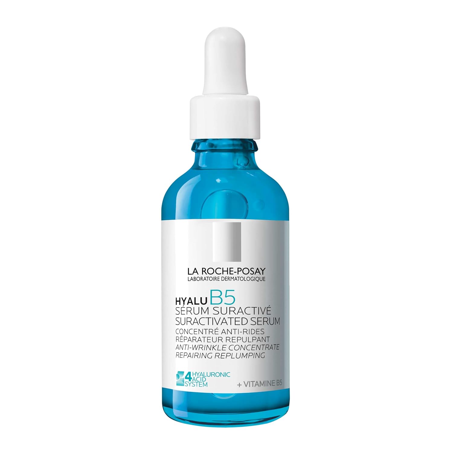 La Roche-Posay Hyalu B5 Pure Hyaluronic Acid Serum for Face, with Vitamin B5, Anti-Aging Serum for Fine Lines and Wrinkles, Plumps and Repairs Dry Skin, Safe on Sensitive Skin - Image 2
