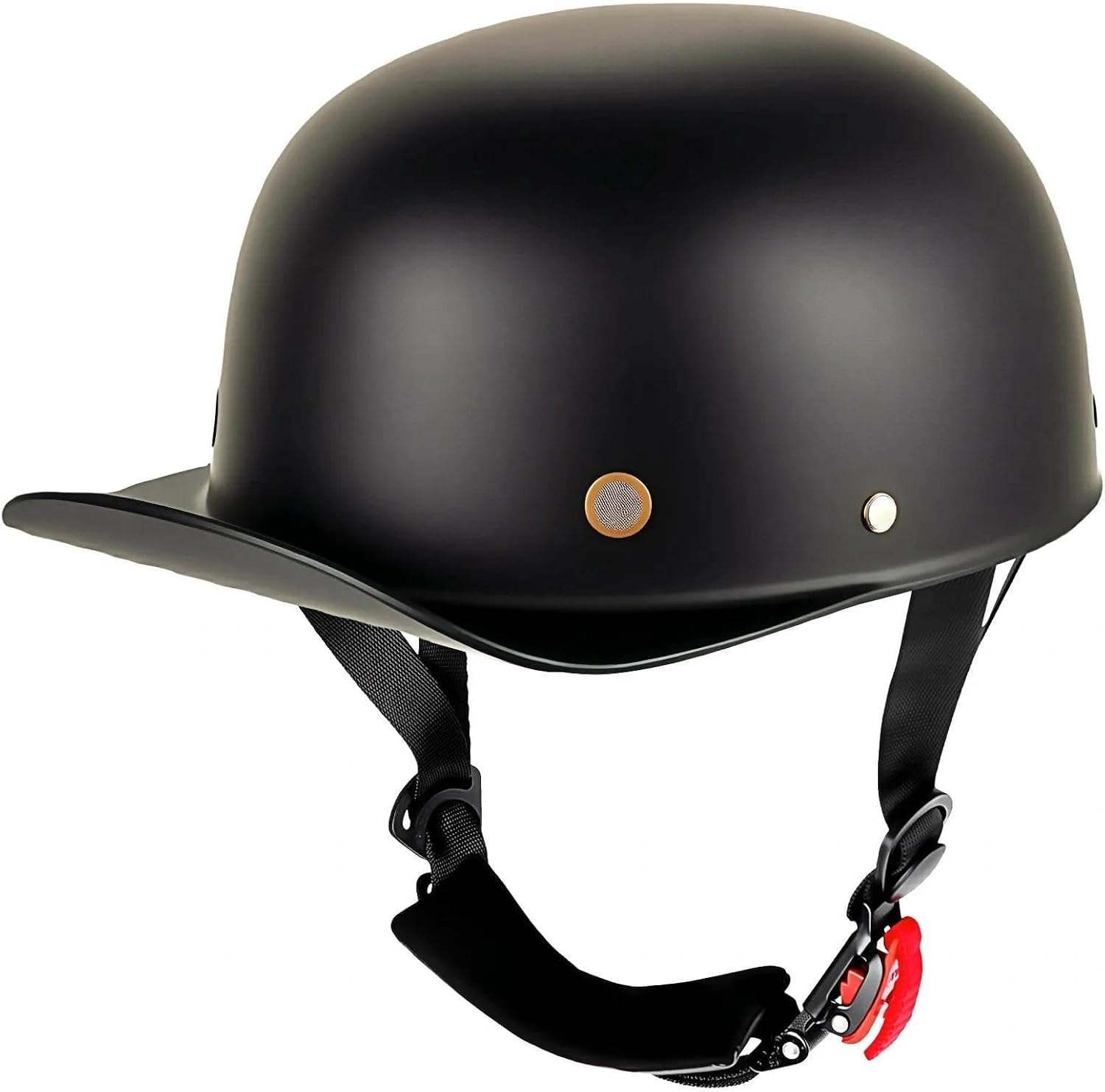 Yesmotor Motorcycle Baseball Helmet - Retro Baseball Style Cap for Unisex-Adult, DOT Approved - Image 2