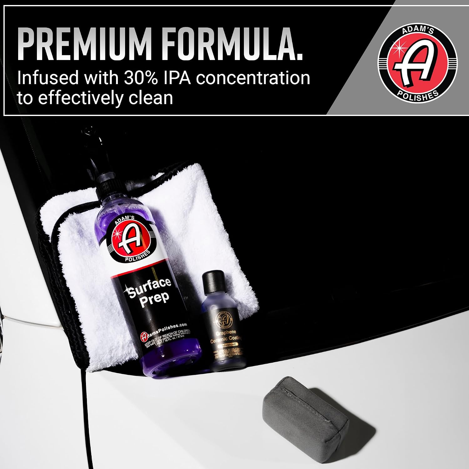Adam's Polishes Surface Prep (16oz) - A Surface Cleanser Spray for Auto Paint Prep to Apply Any Ceramic Coating, Car Wax, or Spray Sealant | Use After Clay Bar, Car Wash & Orbital Polisher Treatment - Image 6