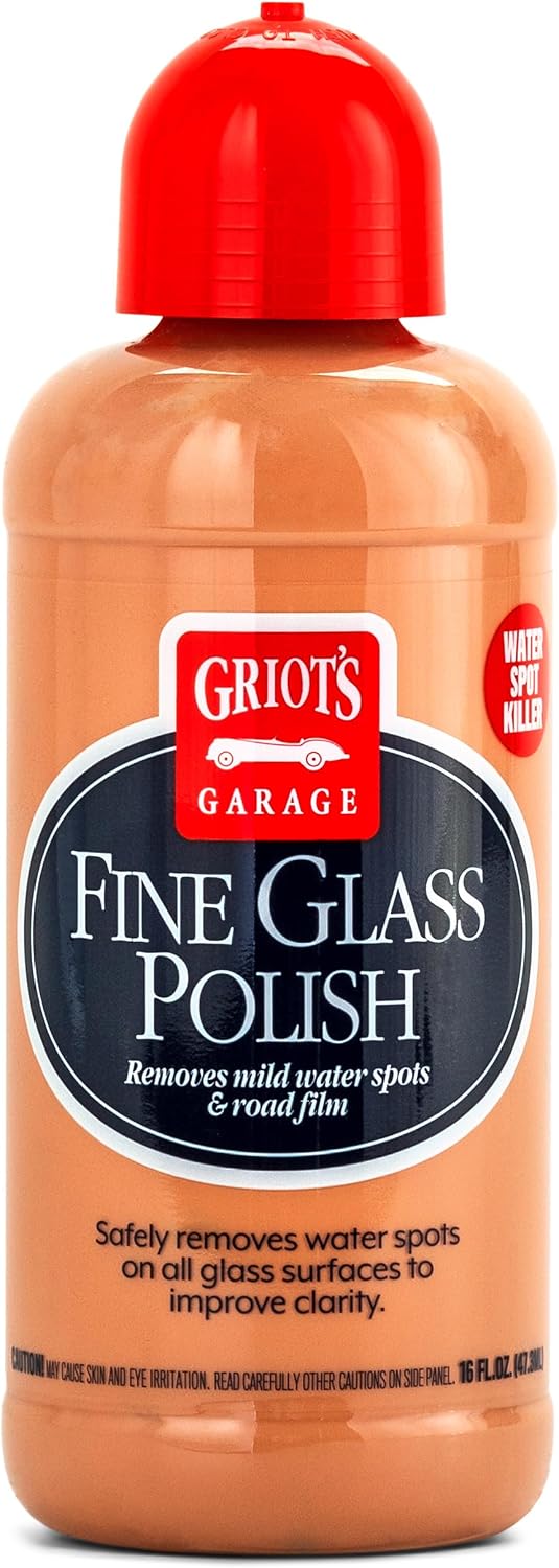 Griot's Garage Fine Glass Polish, Car Window, Windshield Polishing Cleaner for Automotive and Home, Removes Stains and Water Spots, 11017, 16 oz - Image 2