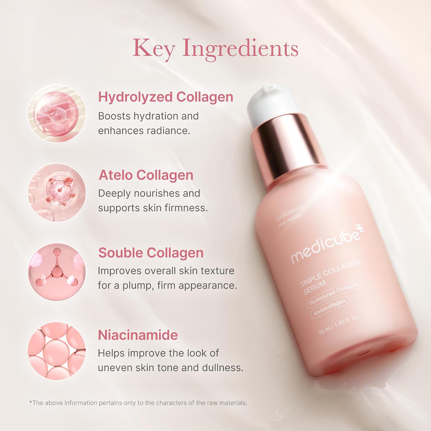 Medicube Triple Collagen Serum 1.85 fl.oz - Nourish dull skin with Triple Collagen Complex - A lightweight serum with Niacinamide and Hyaluronic Acid - Korean Skincare - Image 5