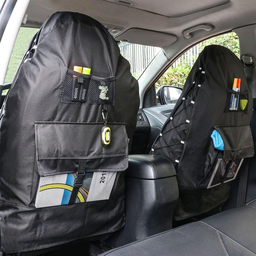TIROL Semi Truck Seat Cover Waterproof Highback Seat Cover for Trucks 1PC | Heavy Duty, Front, Canvas Semi Seat Covers, Compatible with Freightliner, Cascadia, Peterbilt, Kenworth, Volvo, Work Truck - Image 7