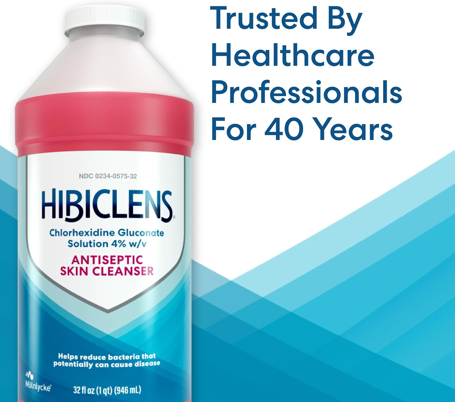 Hibiclens – Antimicrobial and Antiseptic Soap and Skin Cleanser – 32 oz – for Home and Hospital – 4% CHG, Packaging May Vary - Image 3