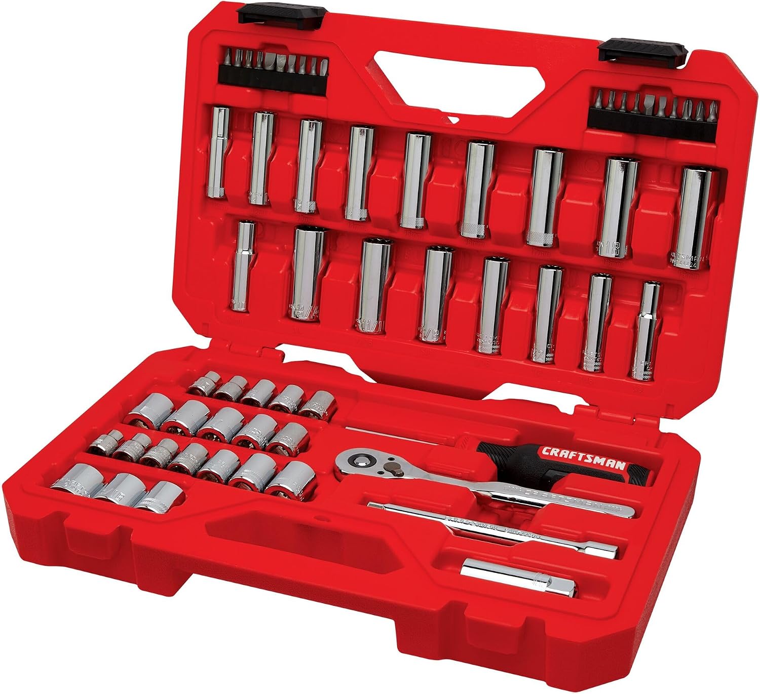 CRAFTSMAN Mechanics Tool Set, 3/8 Inch Drive, 61 Piece (CMMT45161) - Image 2