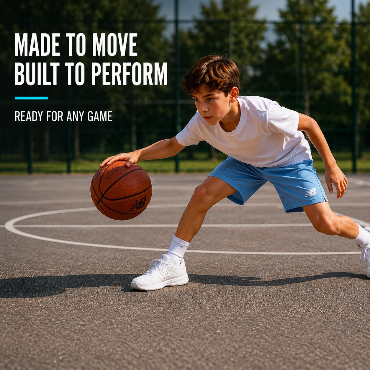New Balance Boys Athletic Shorts - 2 Pack Moisture-Wicking Performance Mesh Active Boys Basketball Gym Shorts (8-20) - Image 7
