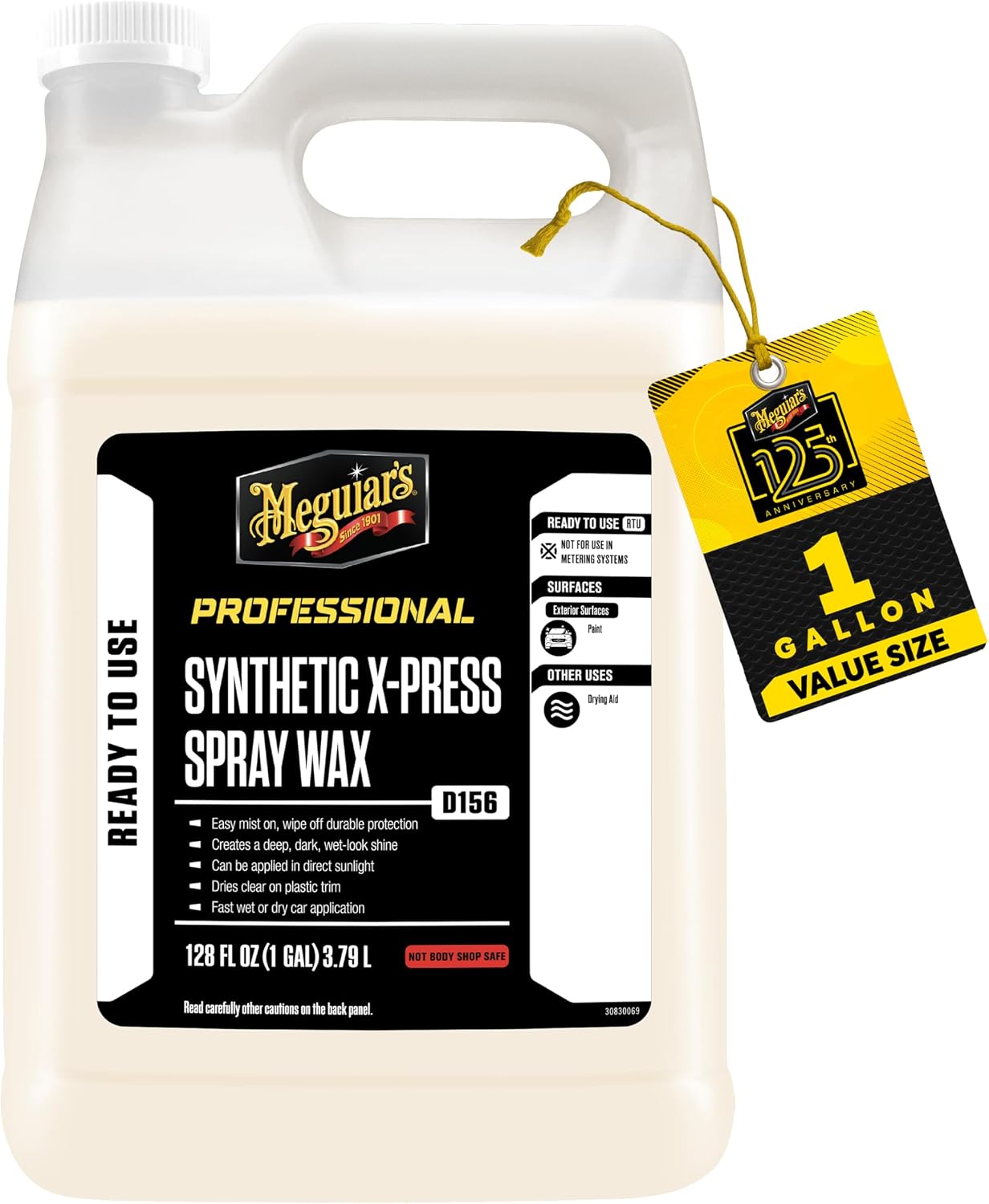 Meguiar's D15601 Synthetic X-Press Spray Wax -1 Gallon Container - Image 2