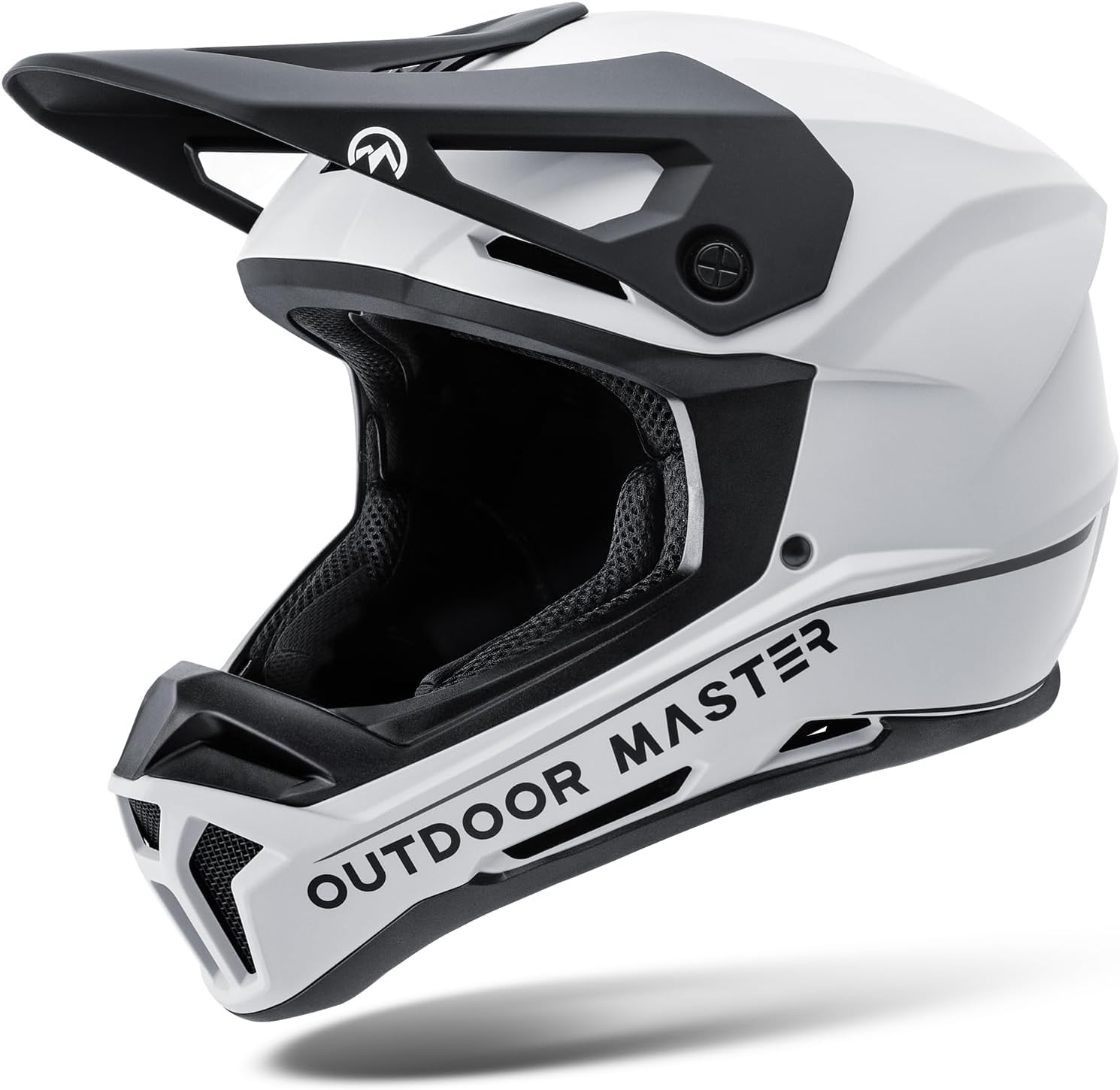 OutdoorMaster Full Face Mountain Bike Helmet for Men & Women - Durable, Impact Resistant, Ventilated, Adjustable Visor - Downhill Race BMX MTB Helmet - Image 2